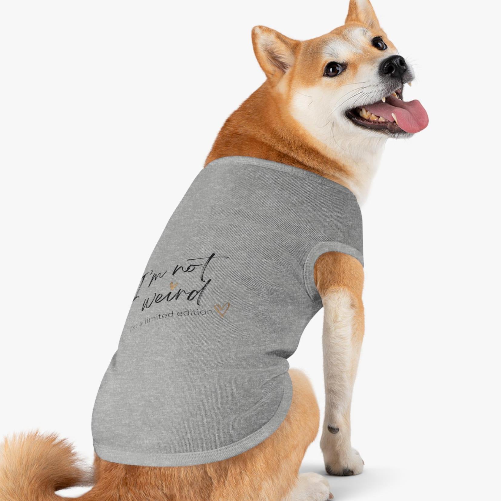 Limited Edition Dog Tank Top, Funny Pet Shirt, Dog Lover Gift,Cute Doggie Tee, Quirky Animal Apparel, pet matching shirt, Dog lover gift