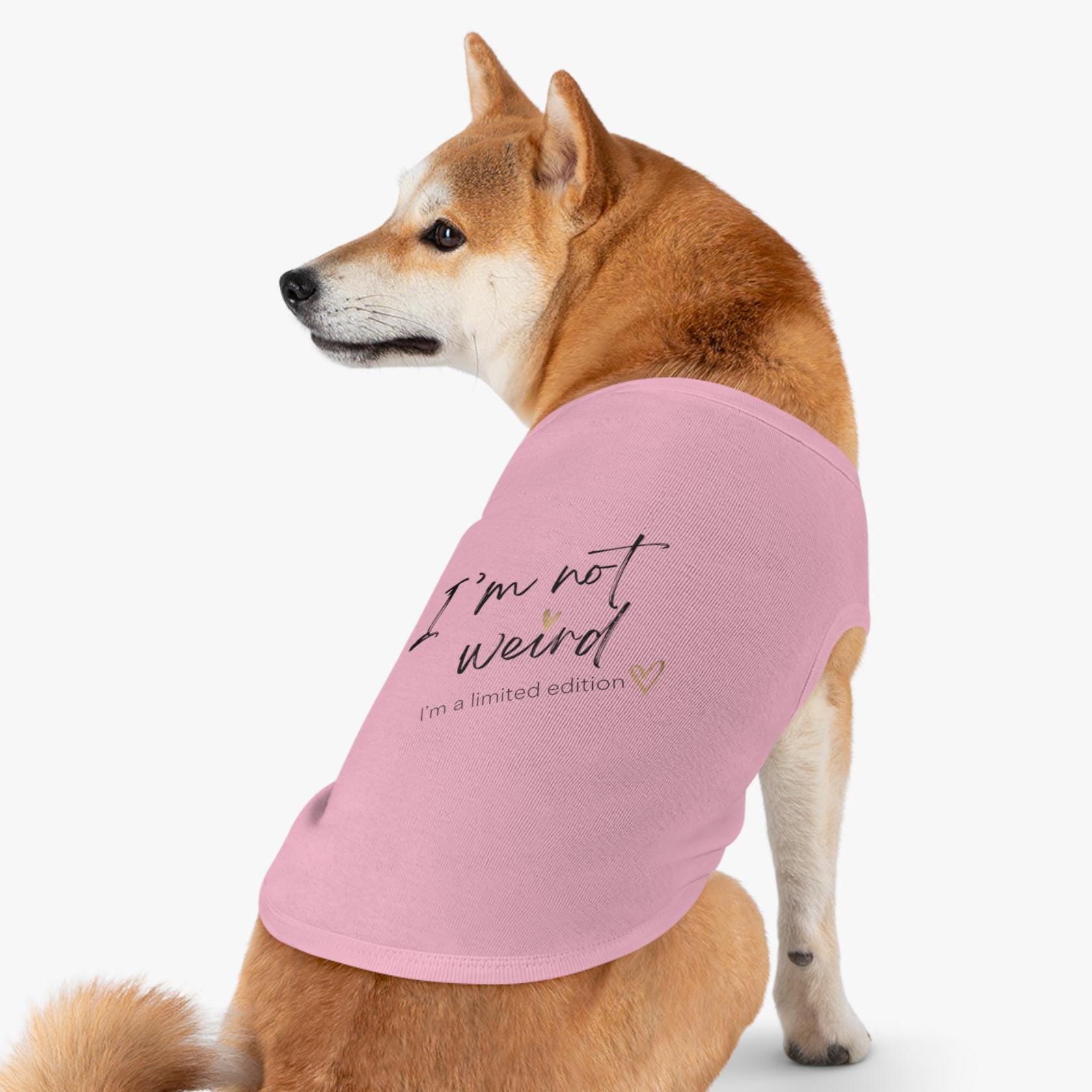 Limited Edition Dog Tank Top, Funny Pet Shirt, Dog Lover Gift,Cute Doggie Tee, Quirky Animal Apparel, pet matching shirt, Dog lover gift