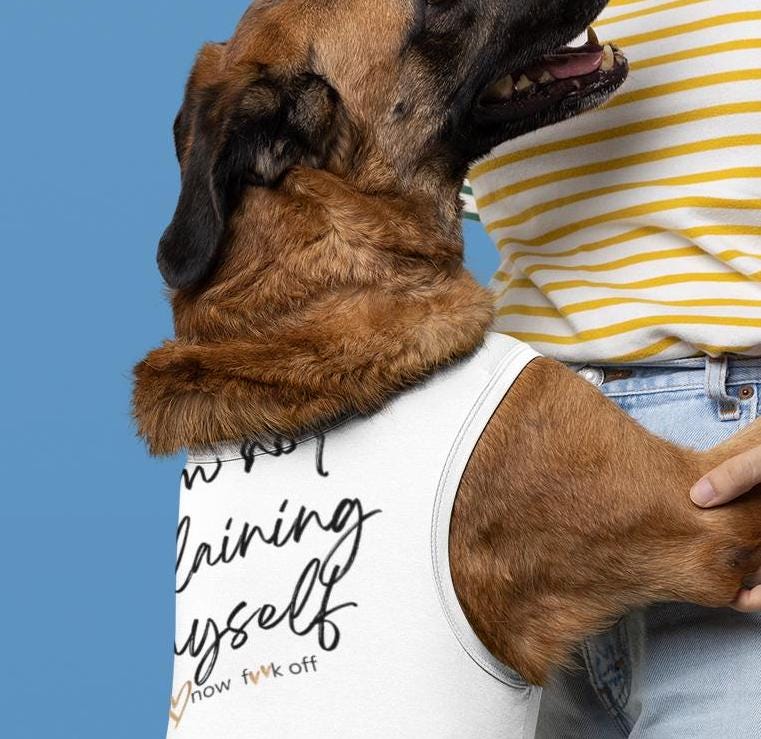 Limited Edition Dog Tank Top, Funny Pet Shirt, Dog Lover Gift,Cute Doggie Tee, Quirky Animal Apparel, pet matching shirt, Dog lover gift