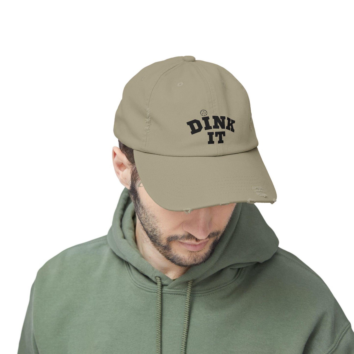Embroidered Distressed Cap for Pickleball, Unisex Pickleball Hat, Dink It Baseball Cap, Pickleball Accessories, Gift for Her/Him, Pickleball