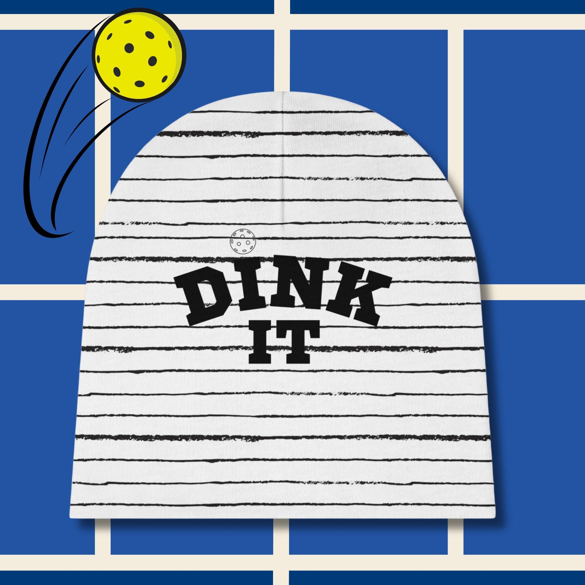 Dink It Baby Beanie - Cute Infant Knit Hat, Newborn Winter Cap, Gender Neutral Baby Shower Gift, Knit Beanie for Pickle Lover