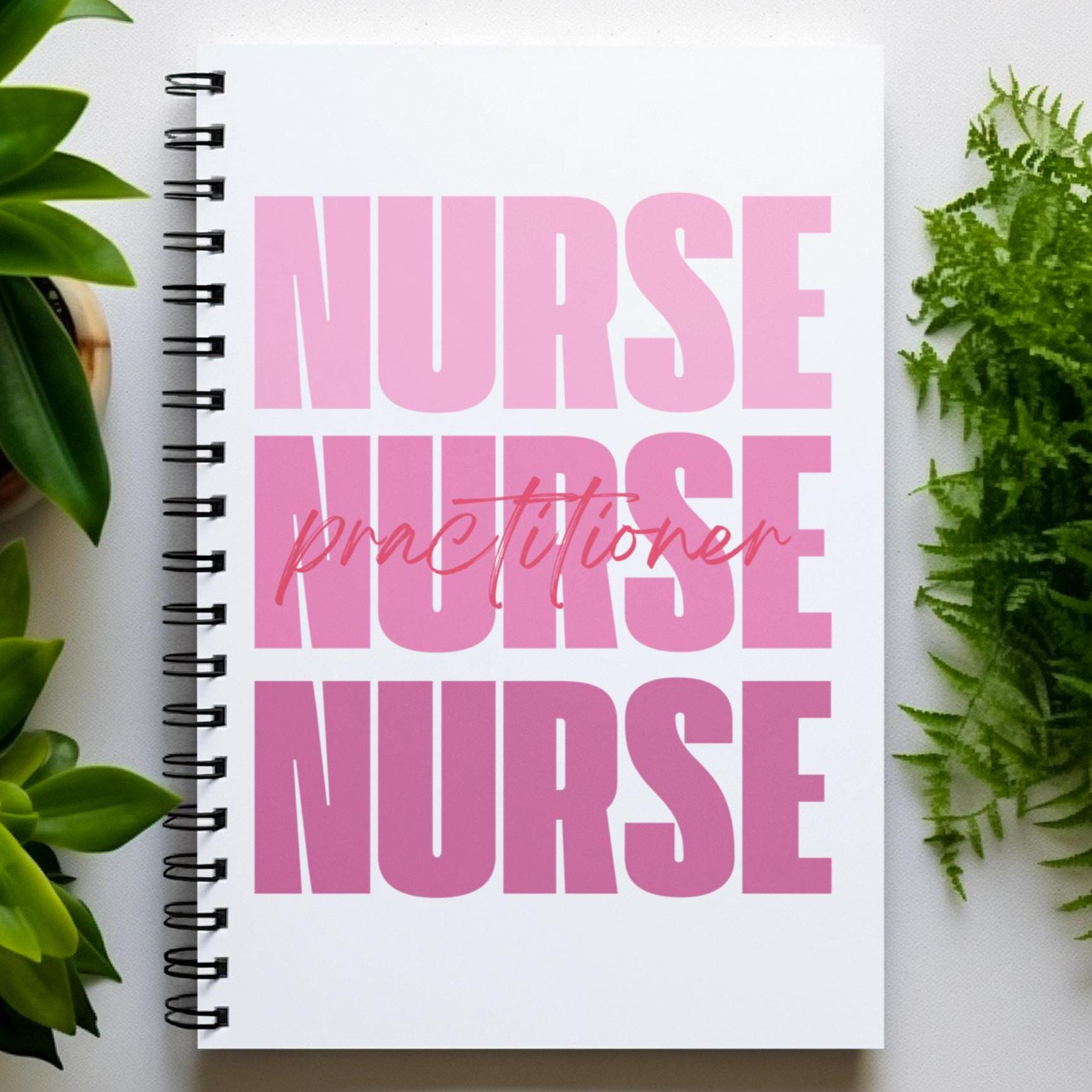 Nurse Practitioner Journal - Spiral Notebook Ruled Line, Medical Student Diary, Healthcare Graduation Gift, Doctor Notebook, Nursing School