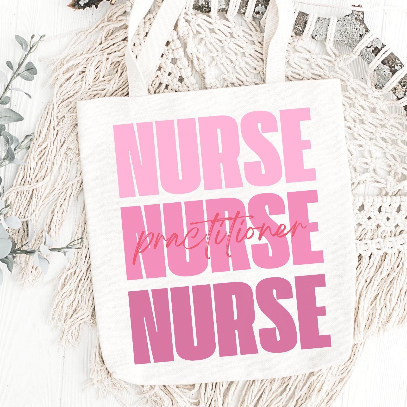 Nurse Practitioner Tote Bag - Medical Professional Gift, Healthcare Worker Appreciation, RN Student Bag, Nurse Graduation Gift, Hospital