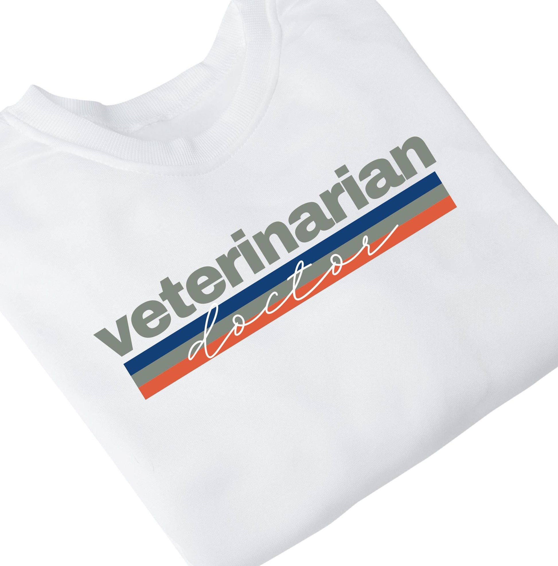 Veterinarian Doctor Crewneck Sweatshirt - Animal Lover Gift, Vet Tech Apparel, Pet Doctor Jumper, Vet Clinic Uniform, Veterinary Office