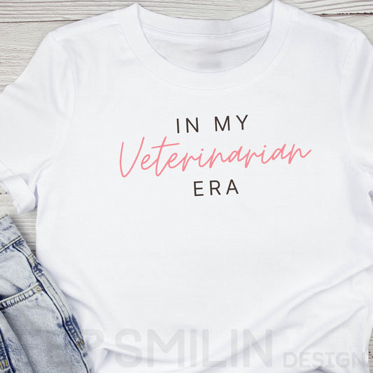 Veterinarian Era Unisex Tee Shirt, Vet Clinic Animal Lover Gift Men Women, Retro Veterinary Practice Graphic Tee, Pet Doctor Tee, Animal