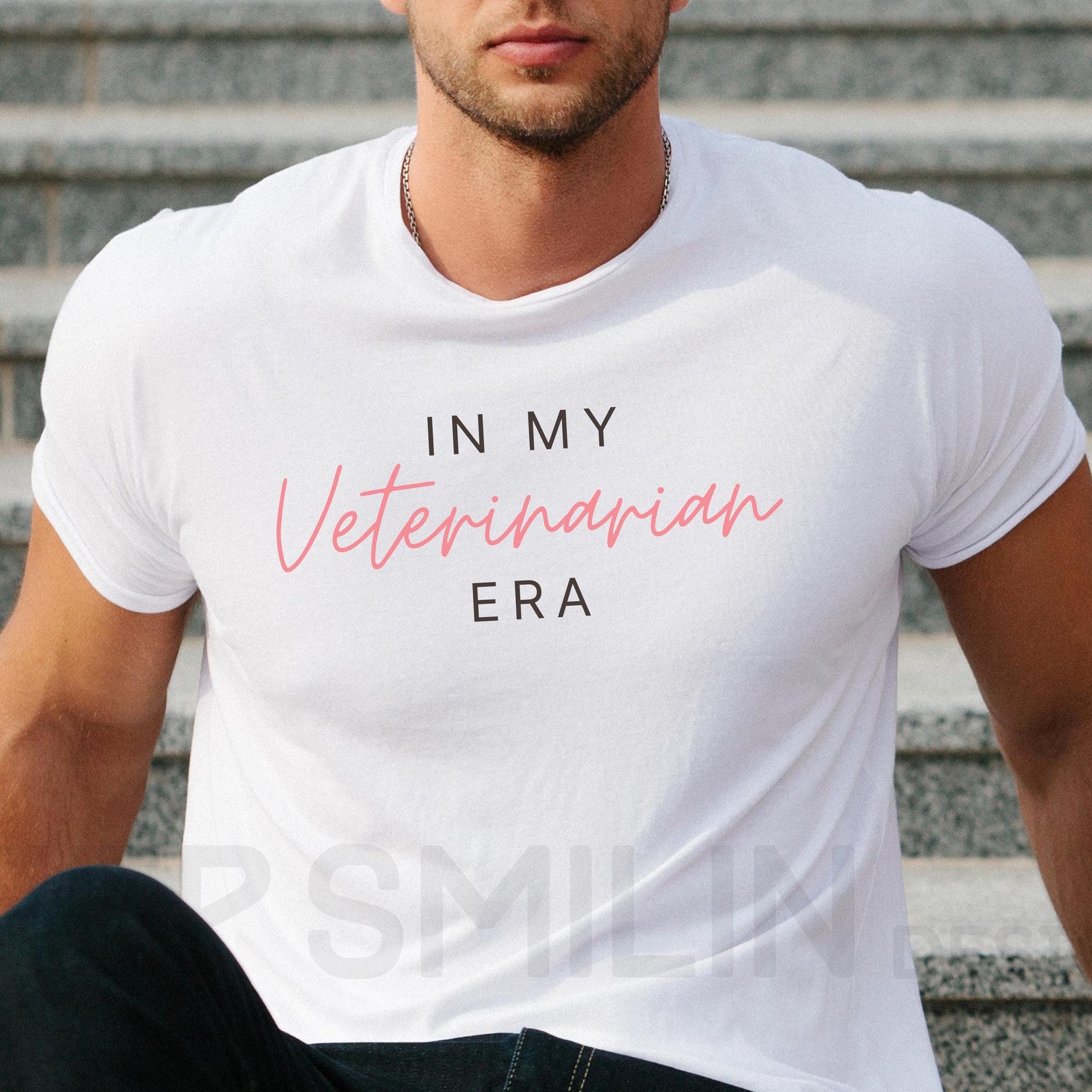 Veterinarian Era Unisex Tee Shirt, Vet Clinic Animal Lover Gift Men Women, Retro Veterinary Practice Graphic Tee, Pet Doctor Tee, Animal