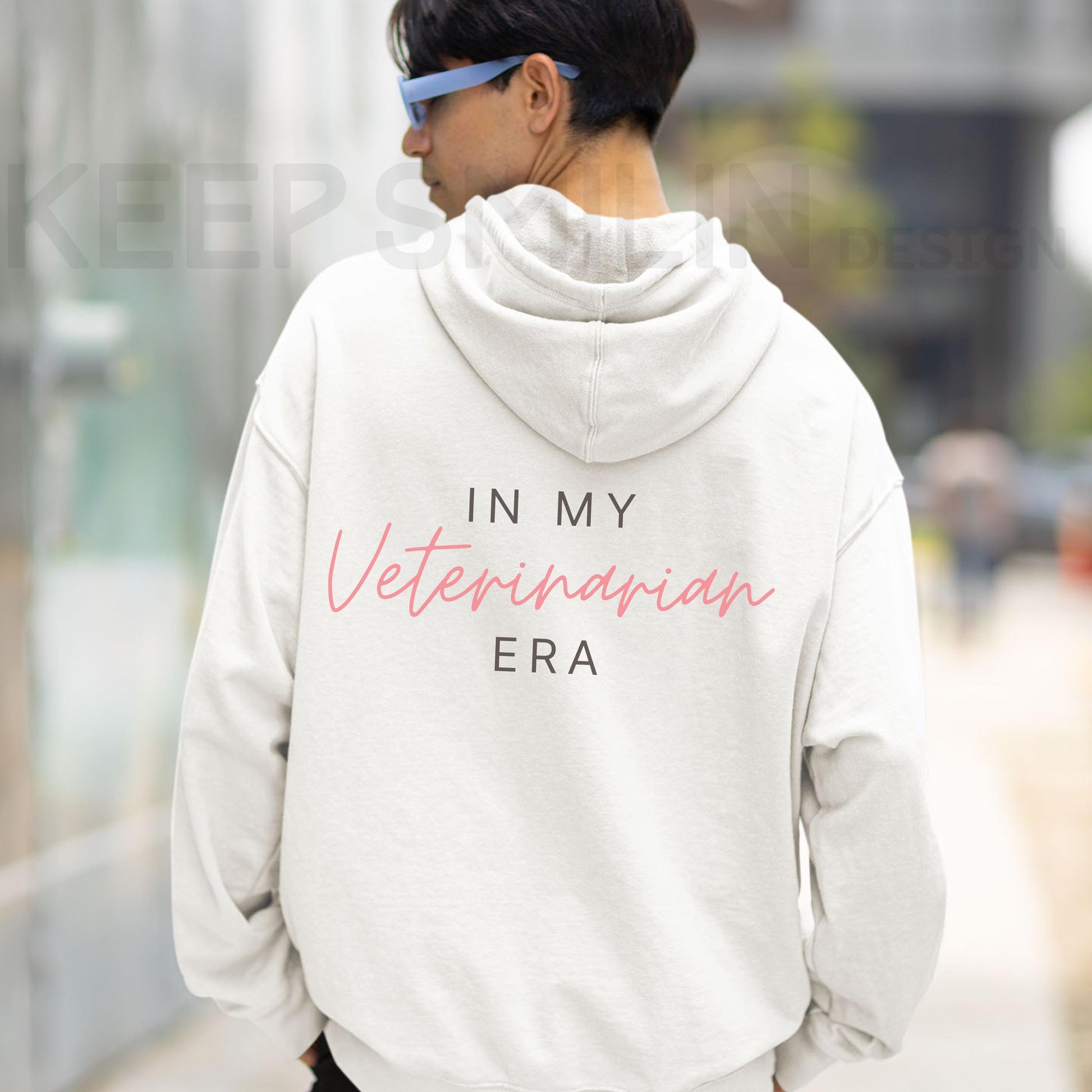 Veterinarian Era Hoodie Sweatshirt, Animal Lover Gift, Veterinarian Apparel, Vet Tech Pullover, Pet Lover Clothing, Unisex Hooded Jumper