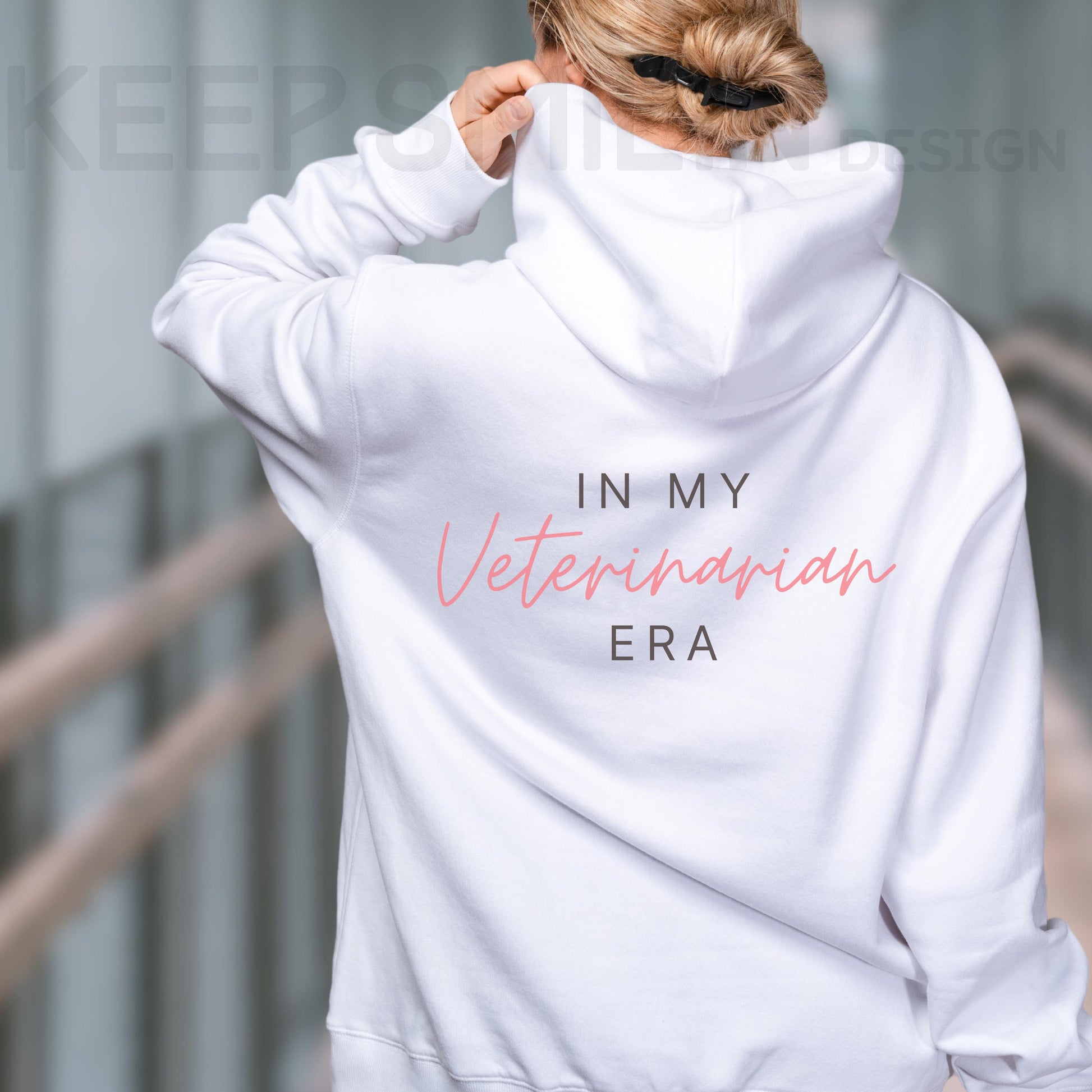 Veterinarian Era Hoodie Sweatshirt, Animal Lover Gift, Veterinarian Apparel, Vet Tech Pullover, Pet Lover Clothing, Unisex Hooded Jumper