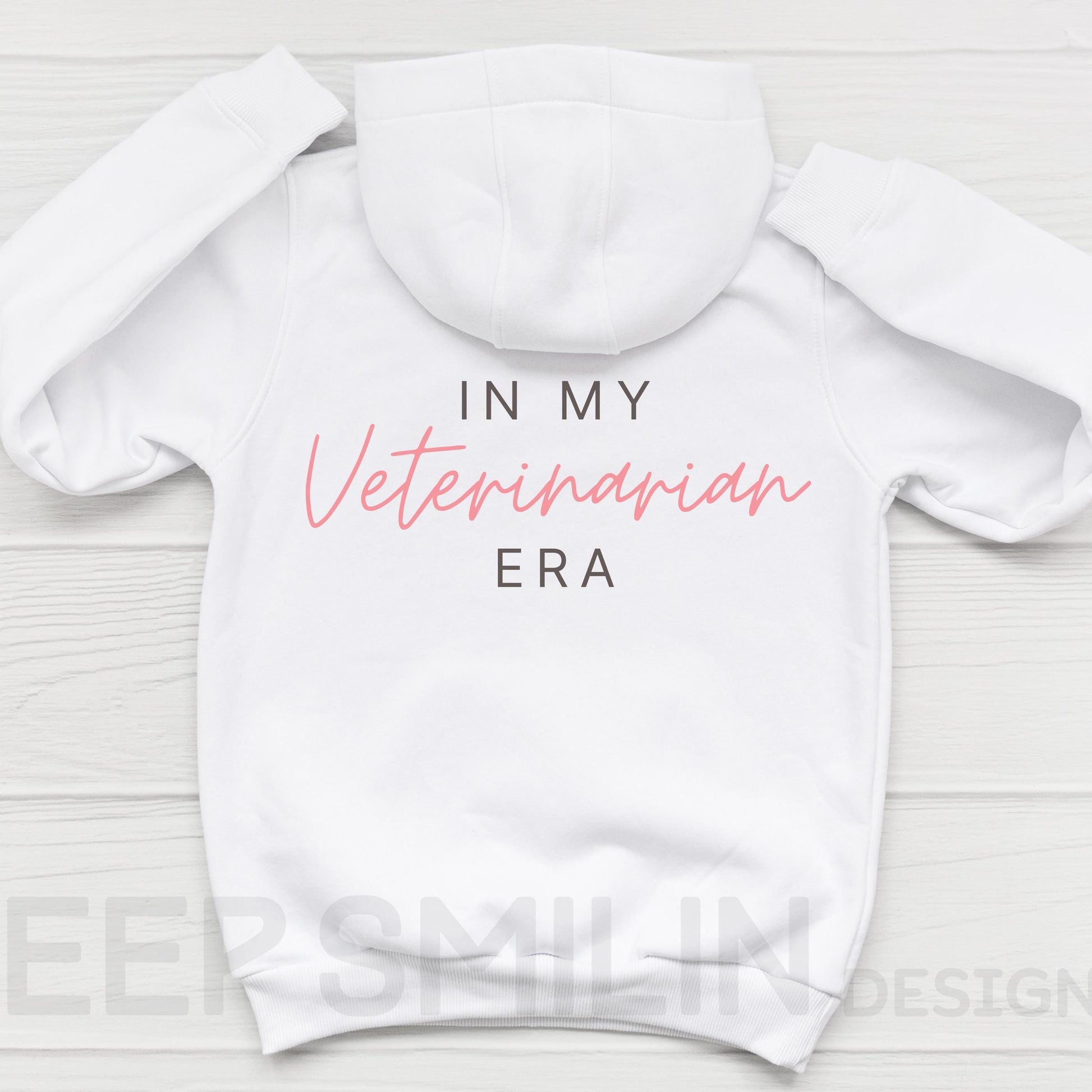 Veterinarian Era Hoodie Sweatshirt, Animal Lover Gift, Veterinarian Apparel, Vet Tech Pullover, Pet Lover Clothing, Unisex Hooded Jumper