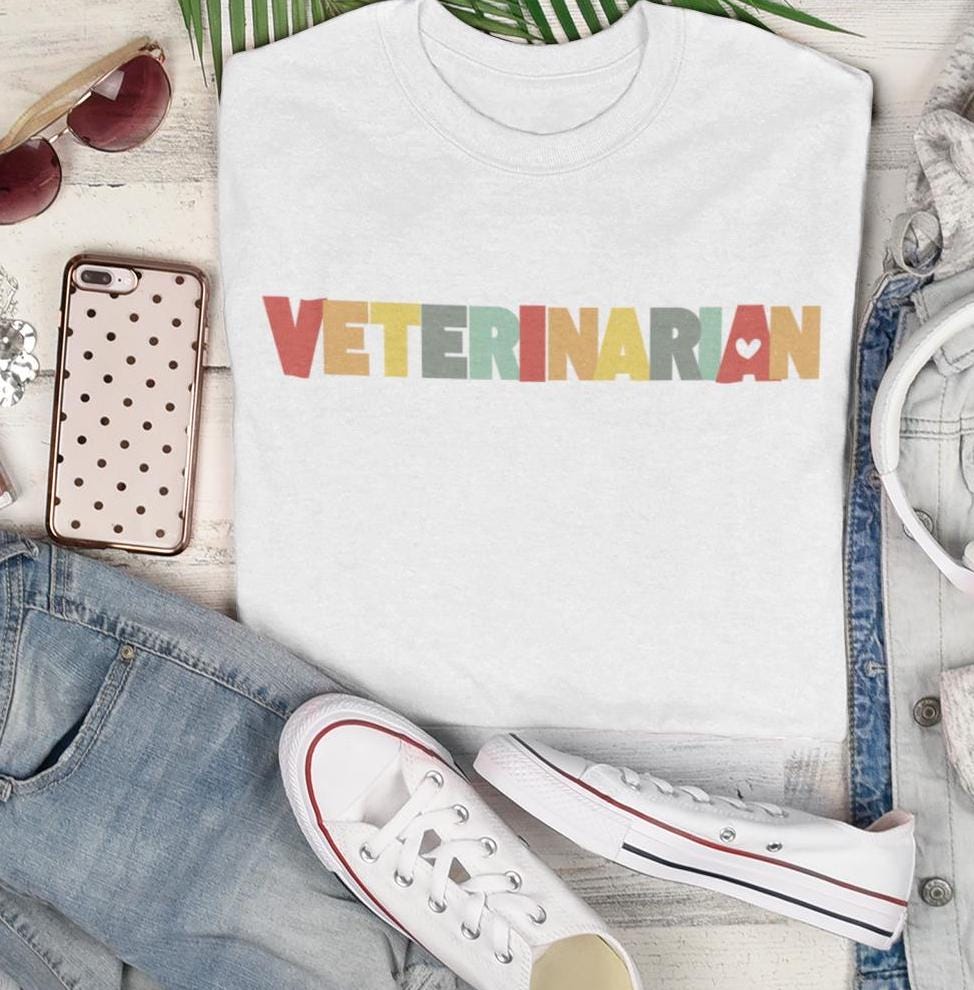 Veterinarian Unisex Tee, Animal Lover Shirt, Pet Vet T-Shirt, Vet Tech Gift, Veterinarian Appreciation Tee, Veterinarian Graduation Shirt