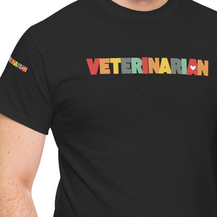 Veterinarian Unisex Tee, Animal Lover Shirt, Pet Vet T-Shirt, Vet Tech Gift, Veterinarian Appreciation Tee, Veterinarian Graduation Shirt