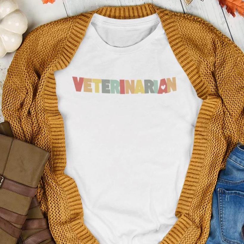 Veterinarian Unisex Tee, Animal Lover Shirt, Pet Vet T-Shirt, Vet Tech Gift, Veterinarian Appreciation Tee, Veterinarian Graduation Shirt