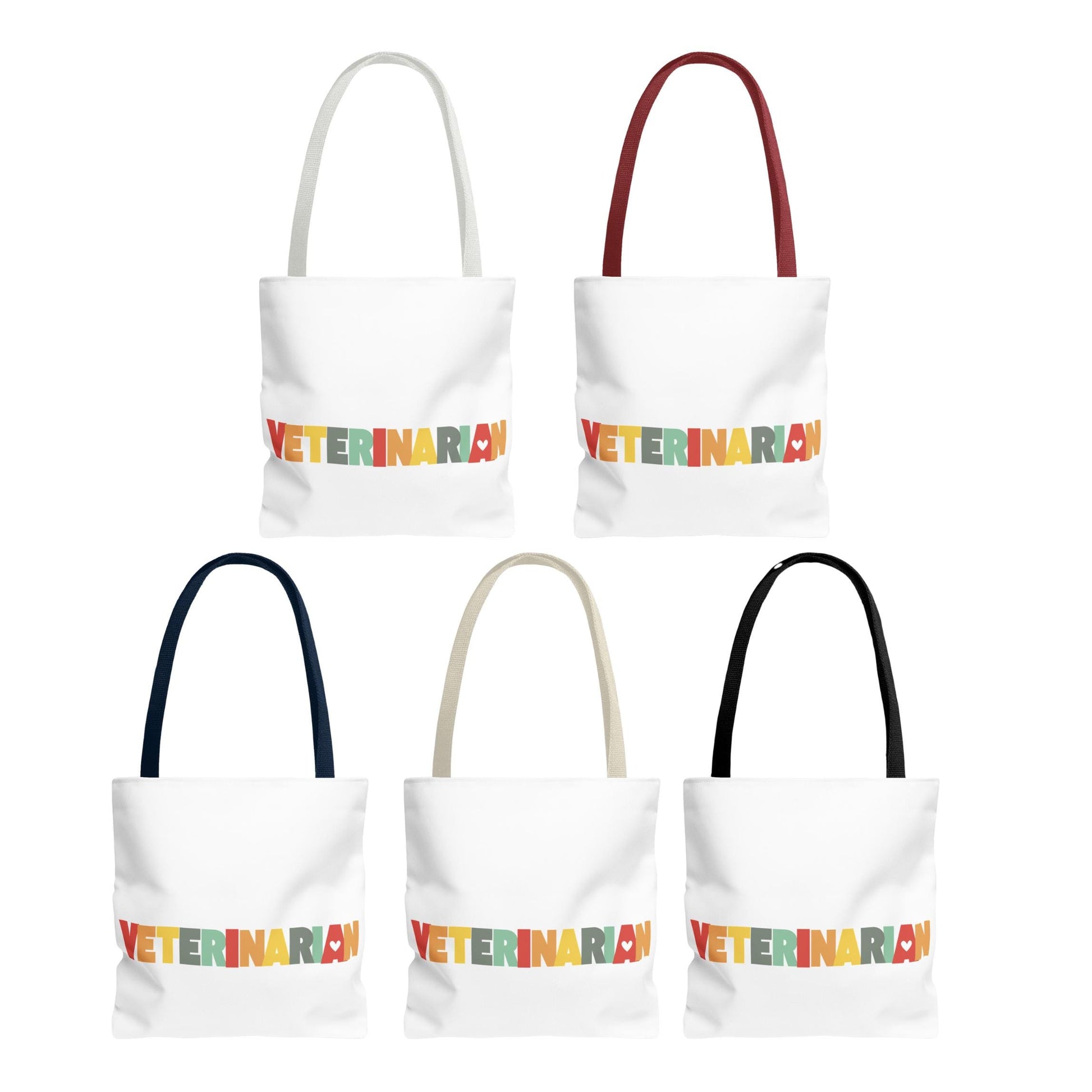 Veterinarian Tote Bag - Cute Animal Lover Gift, Pet Owner Carry All, Dog Cat Vet Appreciation, Animal Clinic Nurse Purse, Vet Tech Shoulder