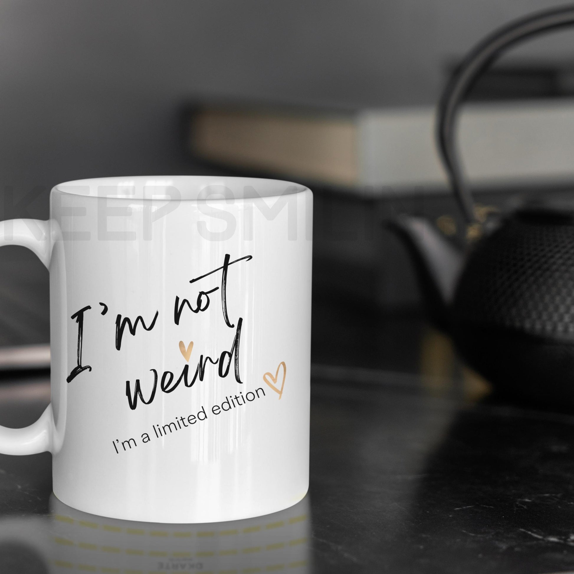 Ceramic Mug, Unique Limited Edition Coffee Cup, Quirky Funny Tea Mug, Novelty Gift Idea, Birthday Mug, Cute Office Desk Decor, 11oz, 15oz