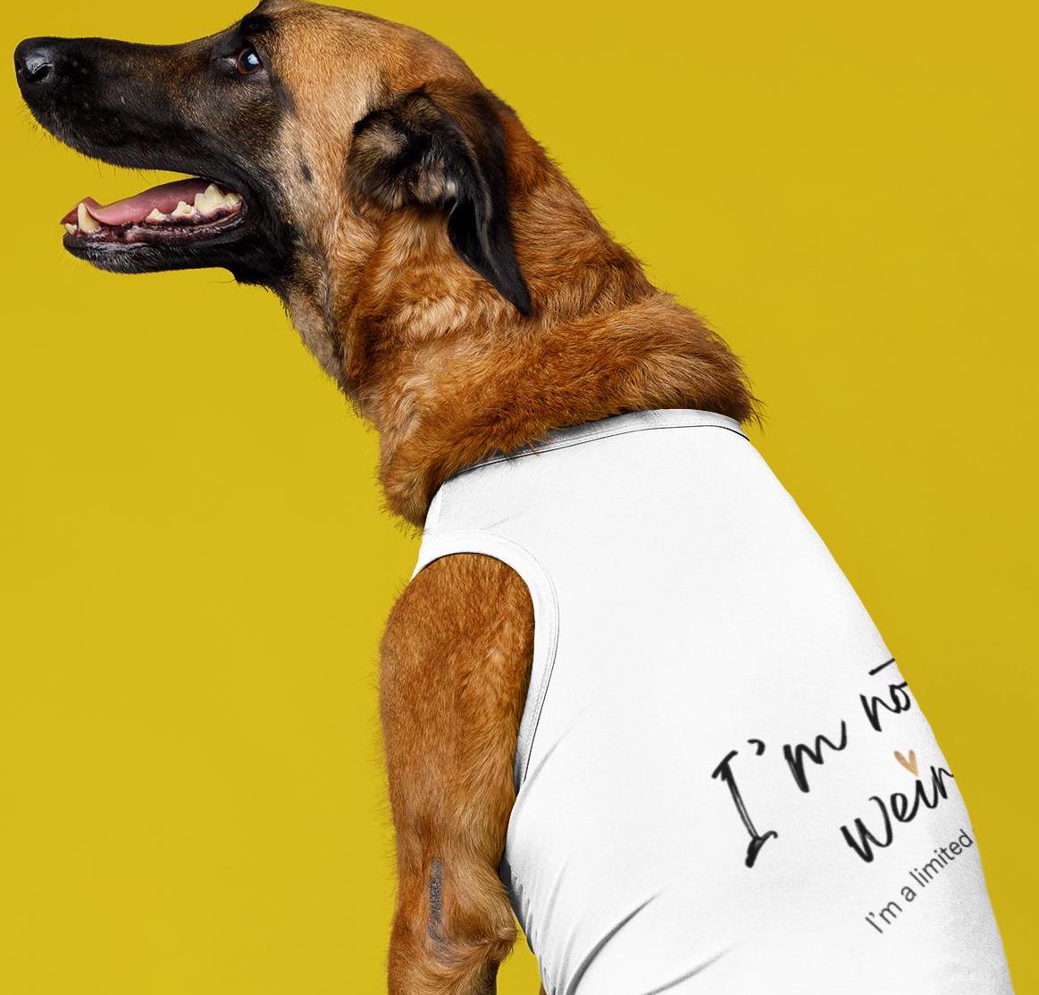 Limited Edition Dog Tank Top, Funny Pet Shirt, Dog Lover Gift,Cute Doggie Tee, Quirky Animal Apparel, pet matching shirt, Dog lover gift