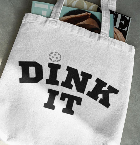 Dink It Tote Bag - Pickleball Lover Gift, Carryall Shoulder Bag, Sporty Handbag, Athletic Gym Tote, Fun Pickleball Tote, Gift For Him/Her