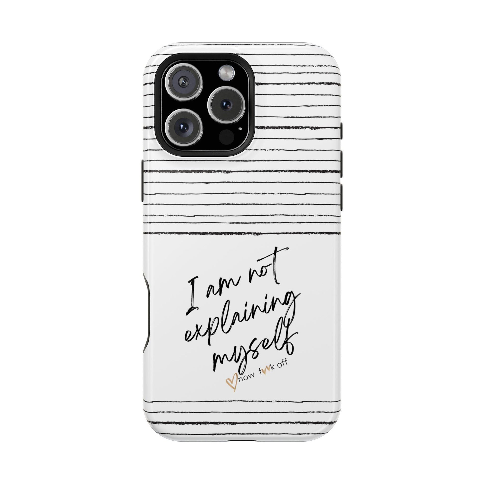 Sarcastic Phone Case - Magnetic Tough Cases, Funny & Humorous Gift, Rude Tough Case, Unique Gift, Sassy Tech Protection, Gift for Her/Him
