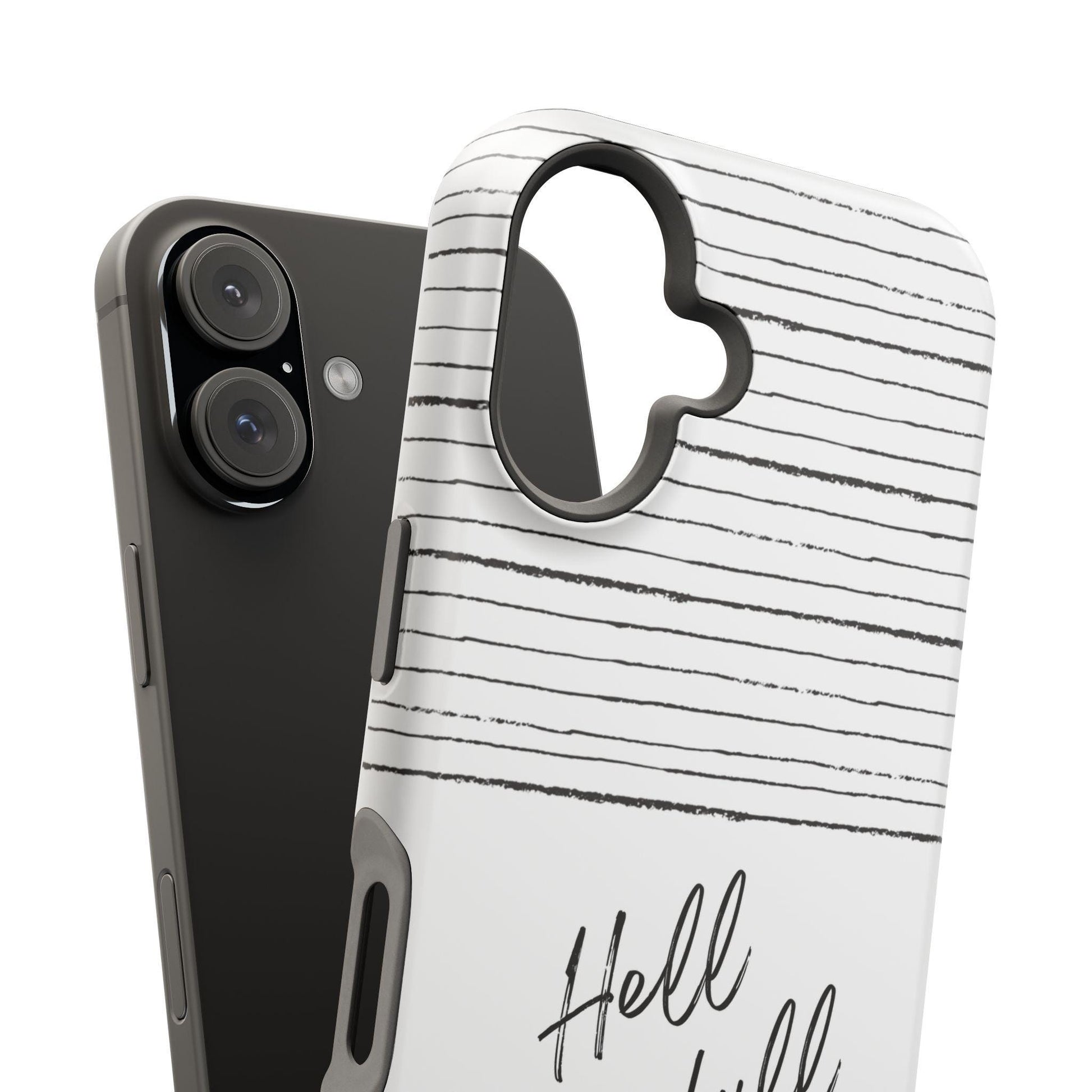 MAG iPhone Case, Funny Hell Was Full So I Came Back Phone Cover, Tough Case, Magnetic Phone Case, Sarcastic Quote, Cool Gift,Sassy Gift