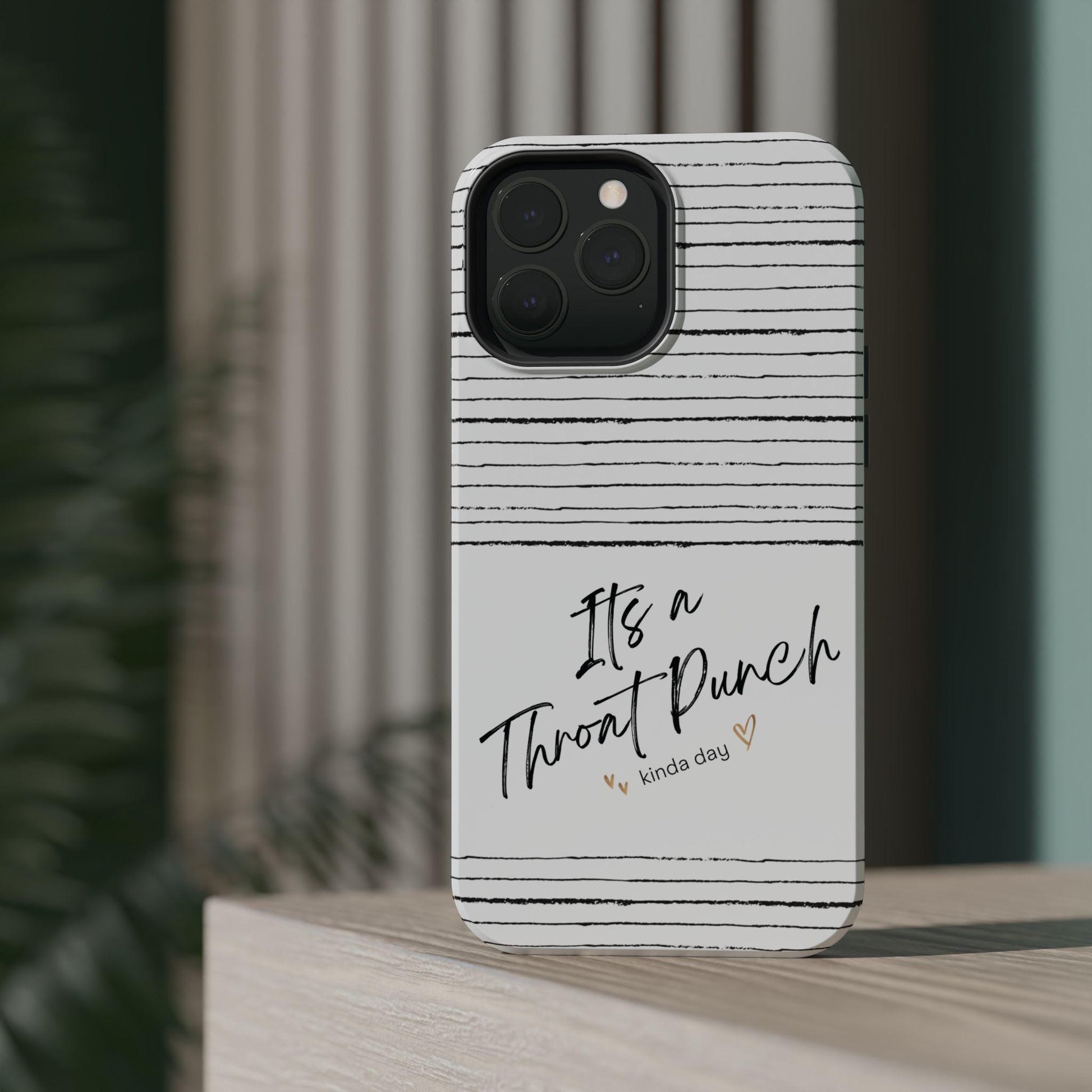 Magnetic Tough Cases, Throat Punch MAG Case iPhone, Protective Phone Case, Tough Phone Cover, Funny Phone Accessory, iPhone Accessory