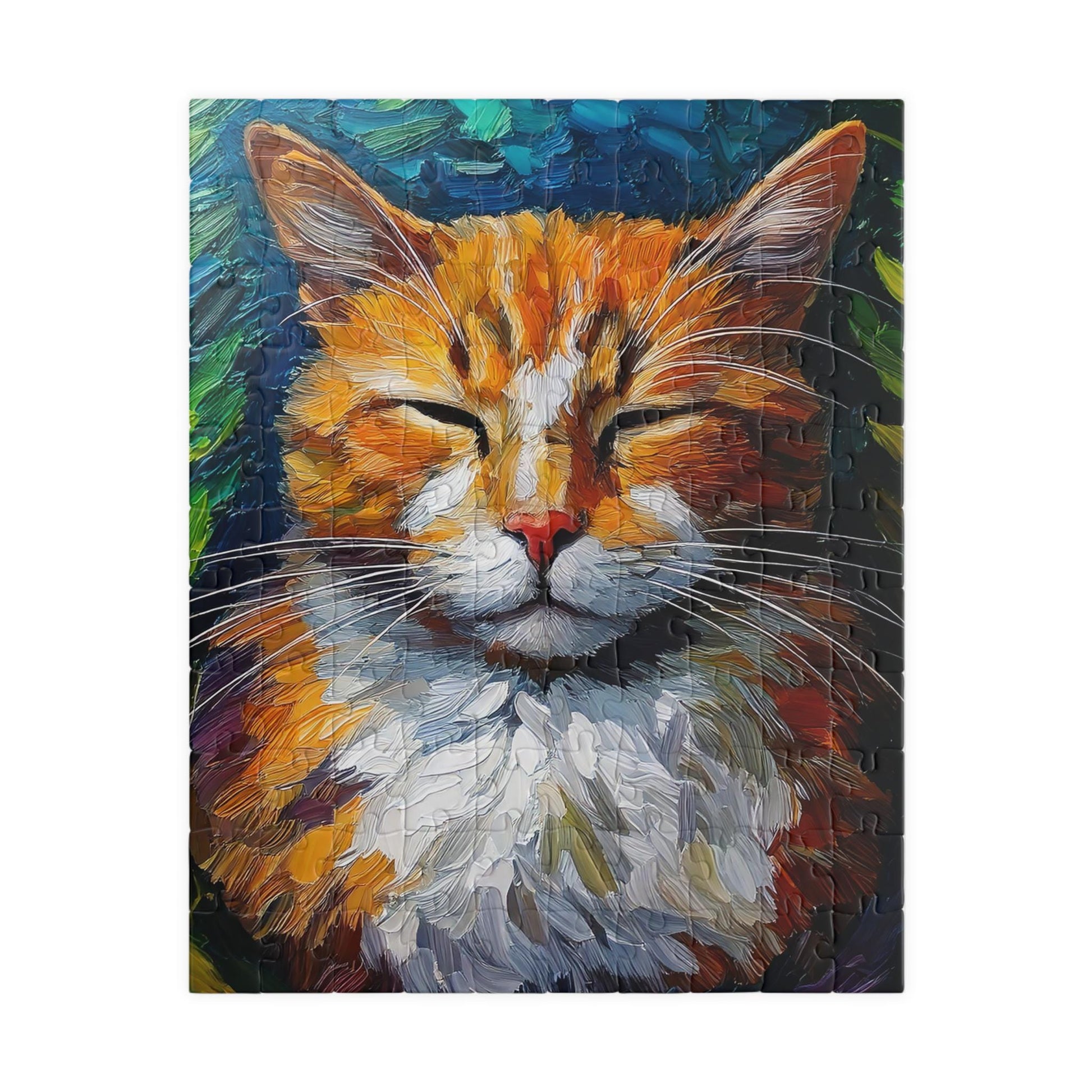 Sleeping Cozy Cat Puzzle-Fun for Cat Lovers, 110-1014 Pieces, Perfect Gift for Family, Friends, Holidays, Relaxing Activity, Cat Lady Gift