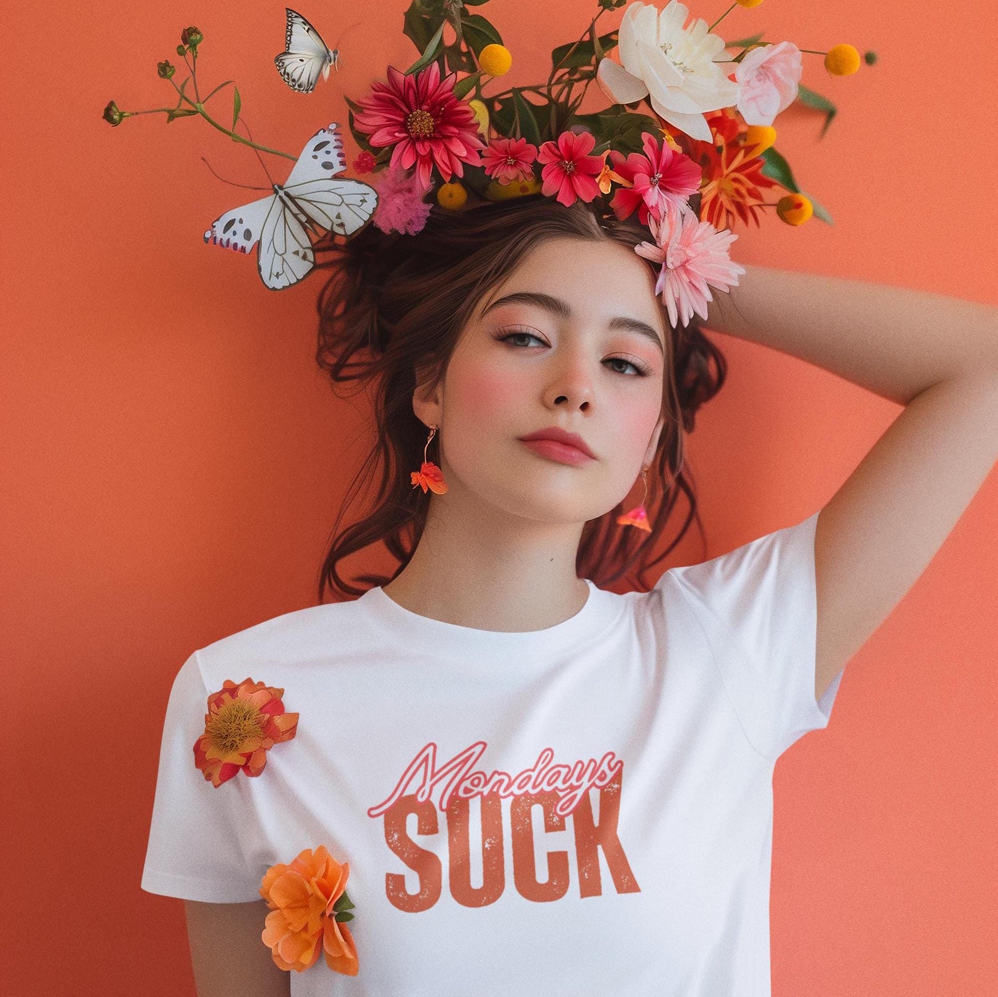 Mondays SUCK Unisex Tee, Funny Graphic T-Shirt, Sarcastic Work Shirt, Office Humor Gift, Weekday Blues Top, Unisex Gift, Graduation Gift