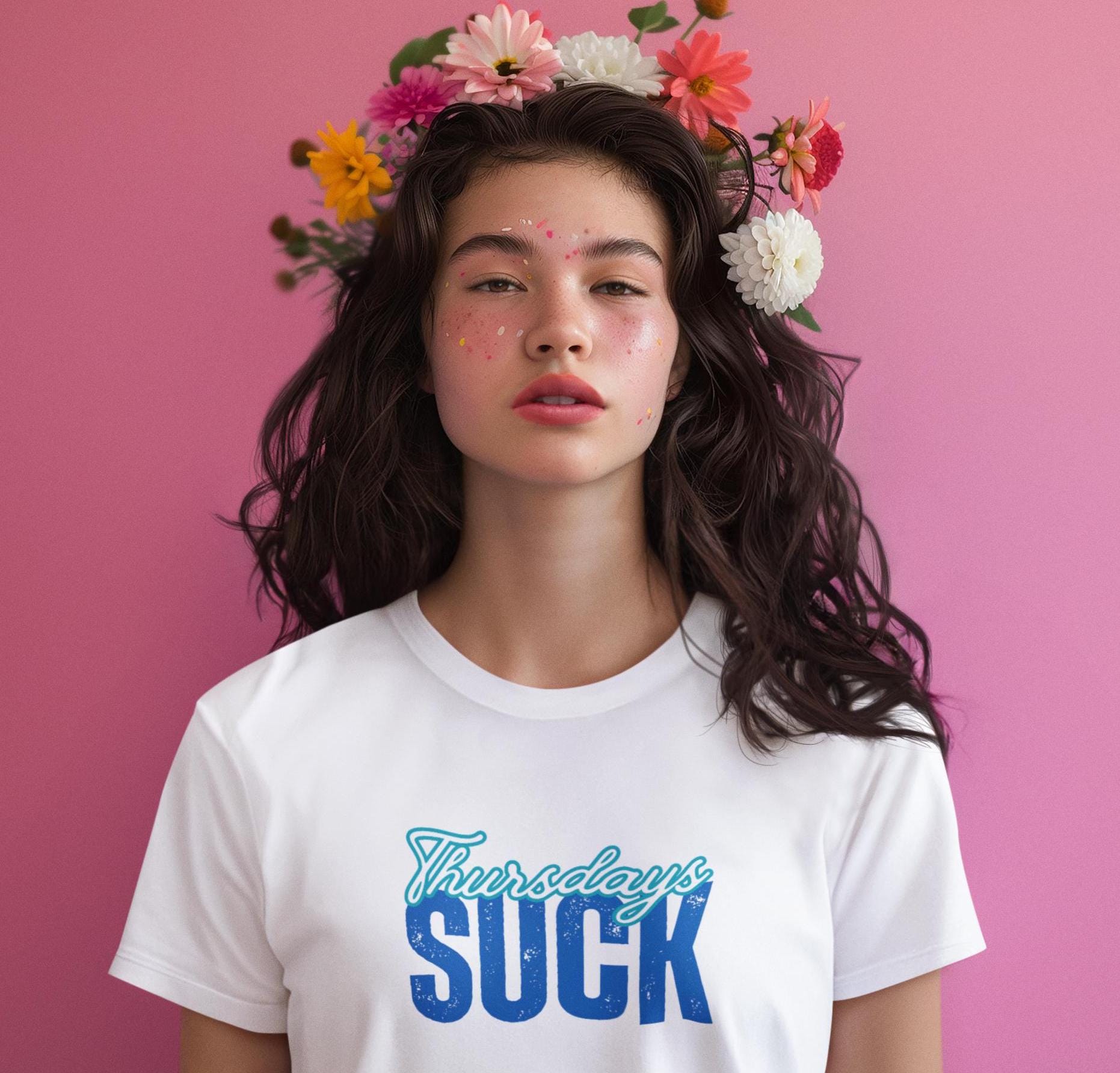 Thursdays SUCK Unisex Tee, Graphic T-Shirt, Funny Shirt, Weekend Vibes, Casual Top, Cotton Tee, Graduation Gift Unisex, Mothers Day Gift