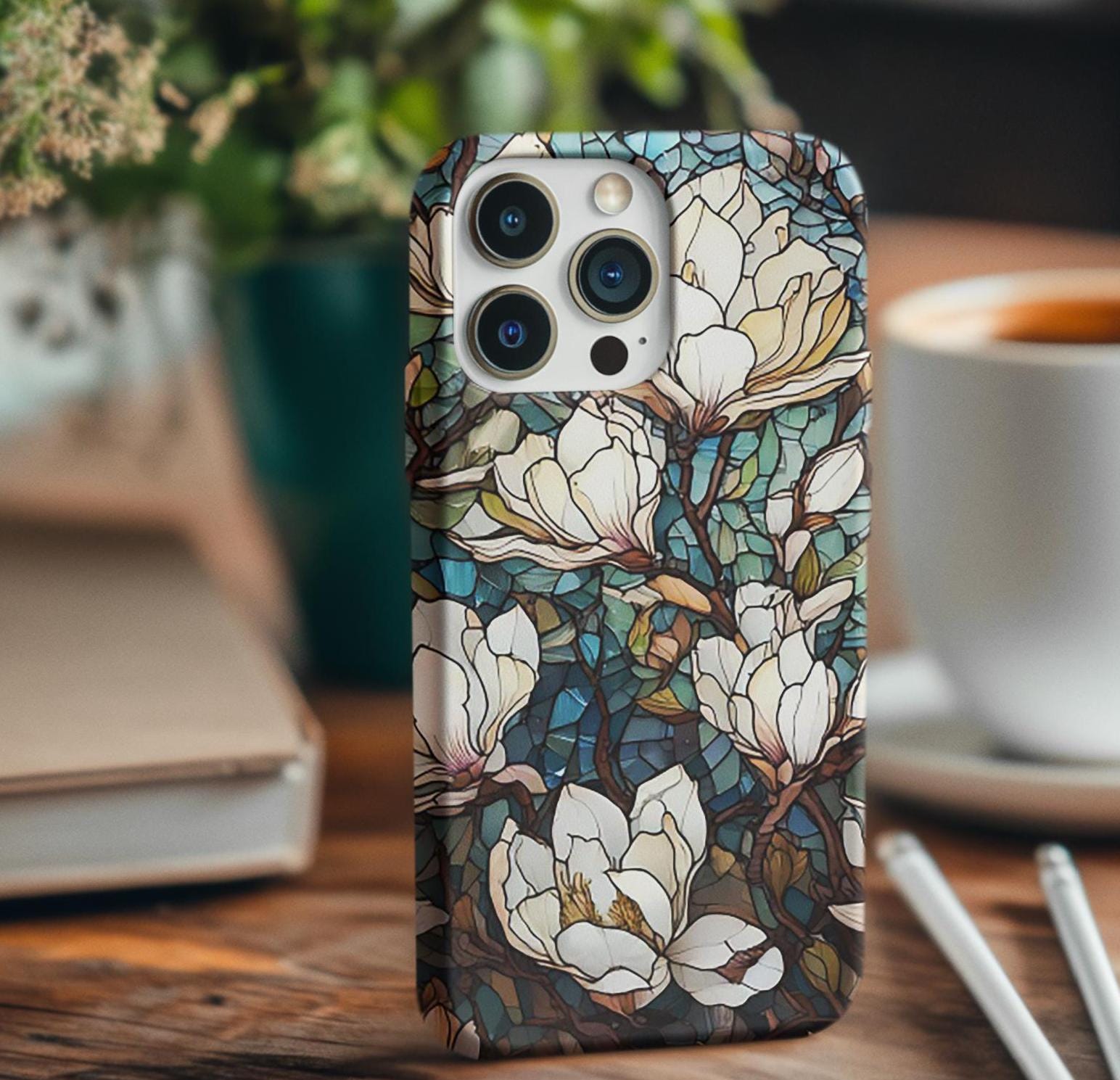 Stained Glass MAG iphone case - Magnetic Tough Cases, Protective Phone Cover, Colorful Tech Accessories, Unique Gift Idea, Trendy Smartphone