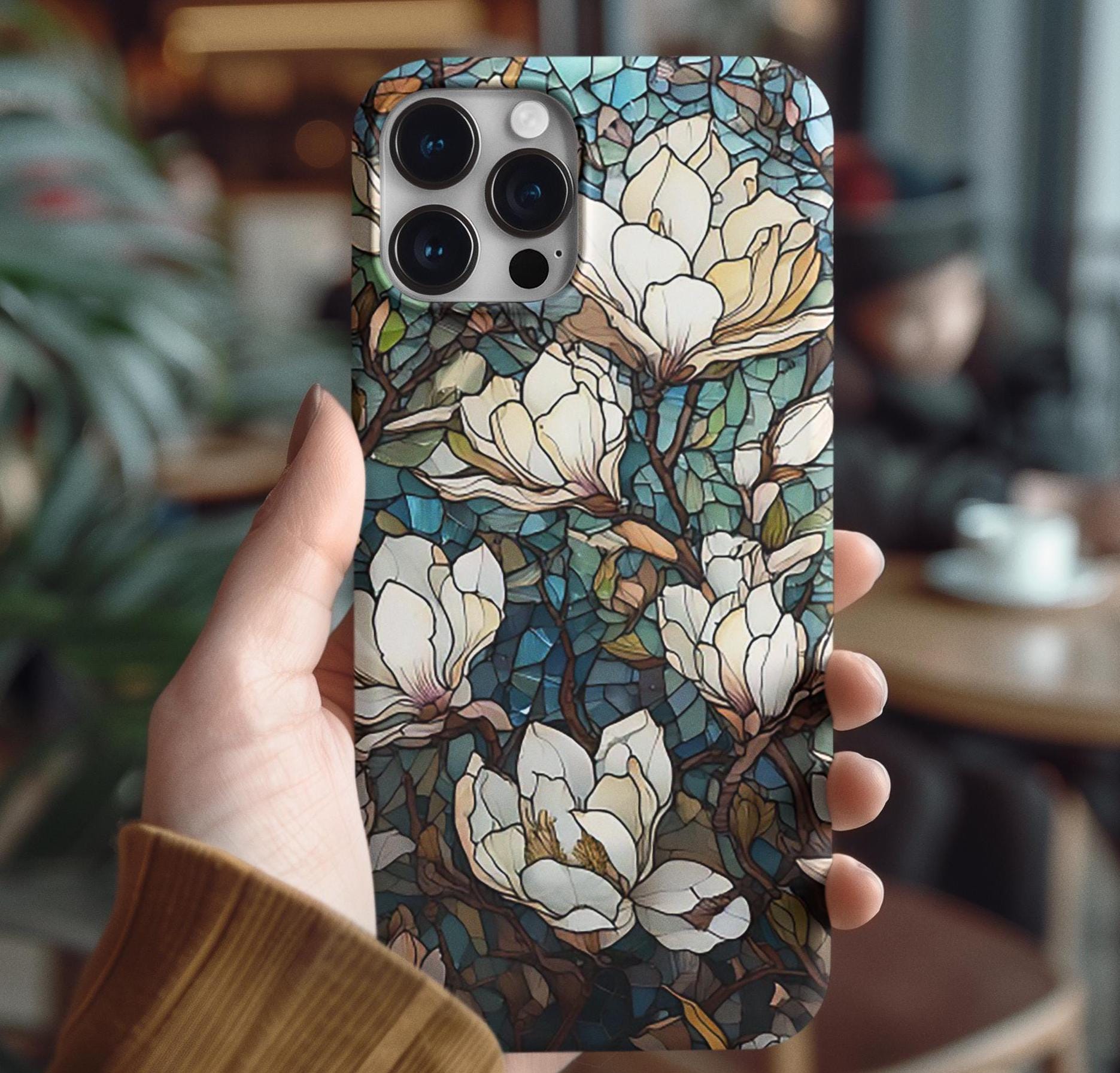 Stained Glass MAG iphone case - Magnetic Tough Cases, Protective Phone Cover, Colorful Tech Accessories, Unique Gift Idea, Trendy Smartphone