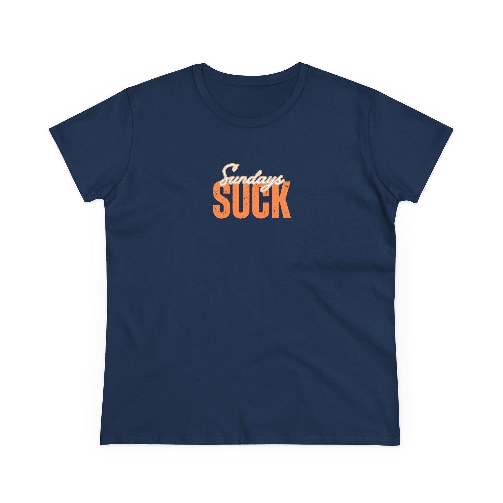 Sundays Suck T-Shirt,Beachwear, Gift for Her, Fun Summer Style,Relaxed Fit, Bride Tee, Mom Gift, Grad Gift, Cropped Tee, Baby Tee, Wifey Tee