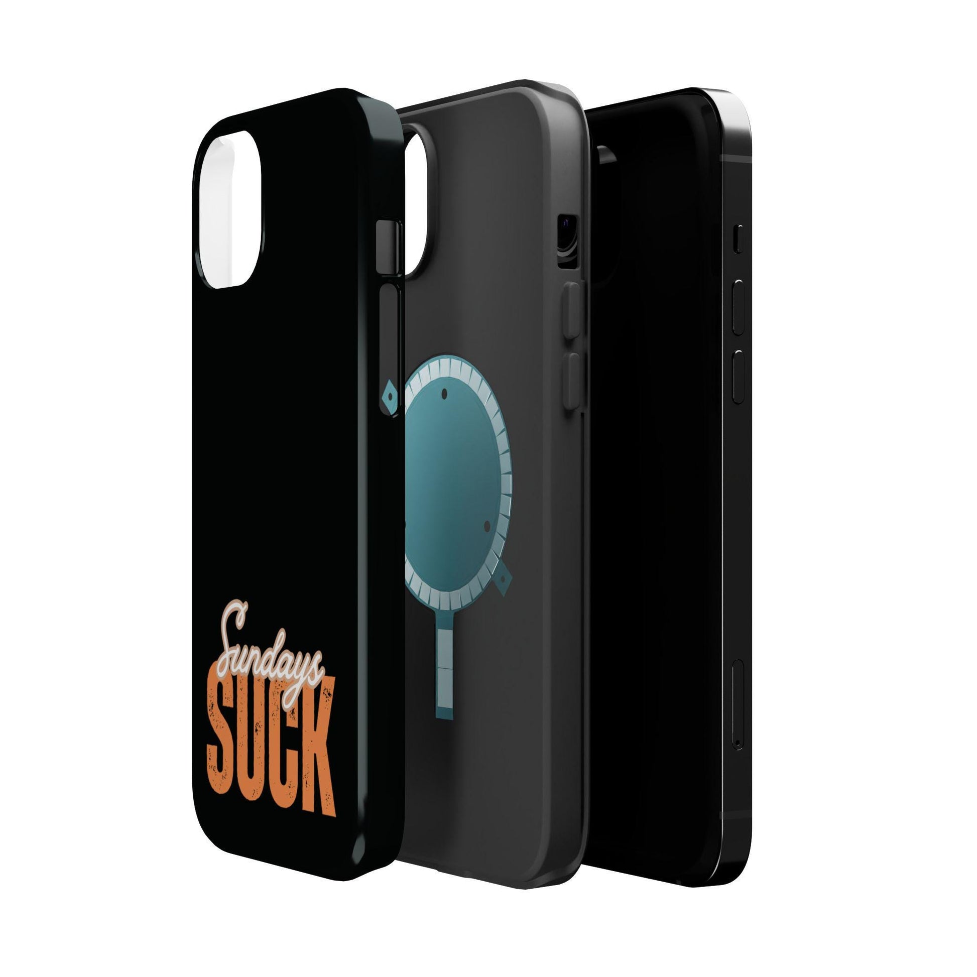 Sundays Suck Magnetic Phone Case, Humorous Sunday Phone Cover, Fun Gift for Friends, Unique Tech Accessories, Stylish Protection, Unisex