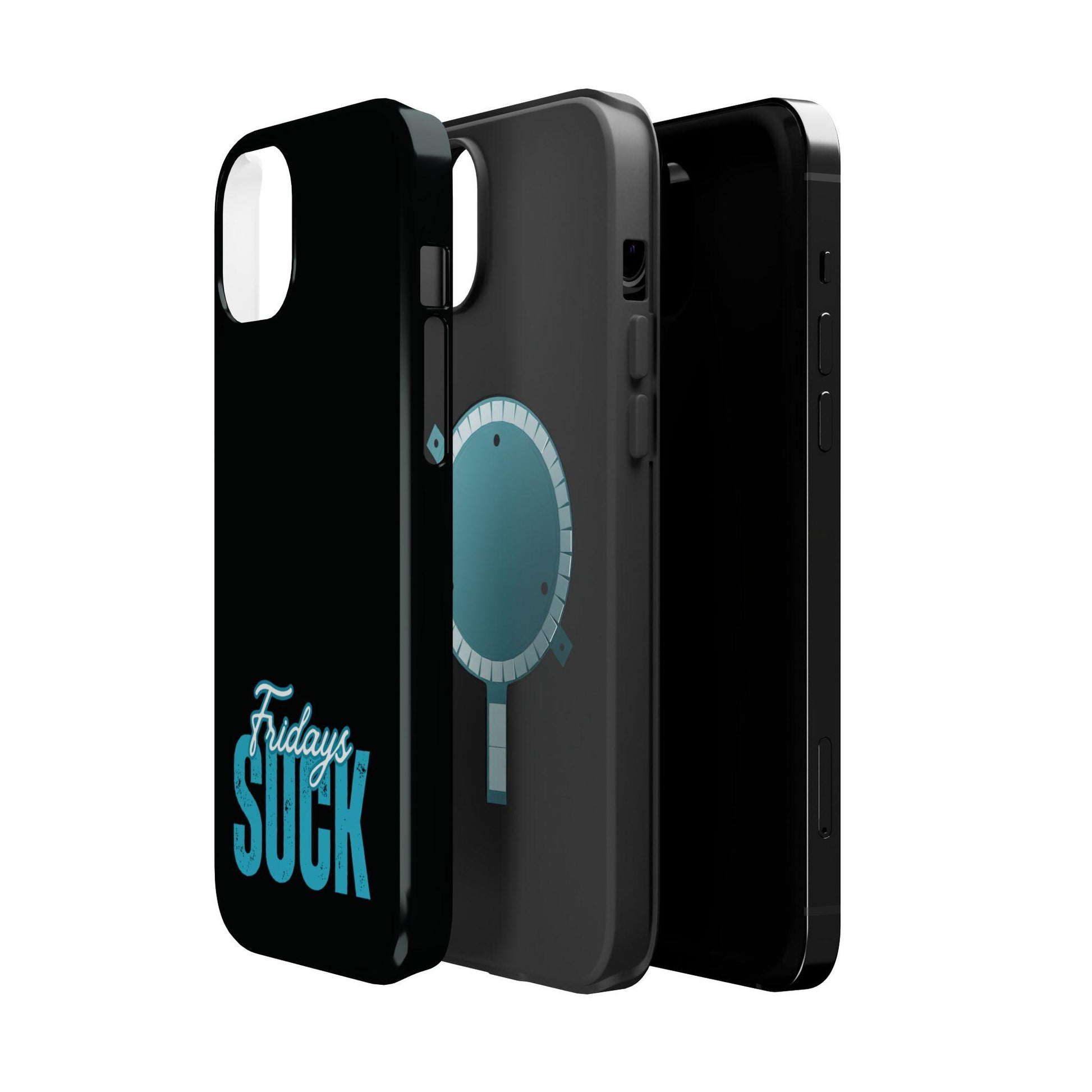 Fridays Suck iPhone Case,Magnetic Tough Cases, Funny Phone Cover, Weekend Vibes, Cool Gift for Millennials, Sarcastic Accessories, Humorous