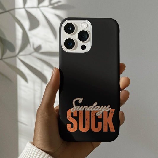 Sundays Suck Magnetic Phone Case, Humorous Sunday Phone Cover, Fun Gift for Friends, Unique Tech Accessories, Stylish Protection, Unisex