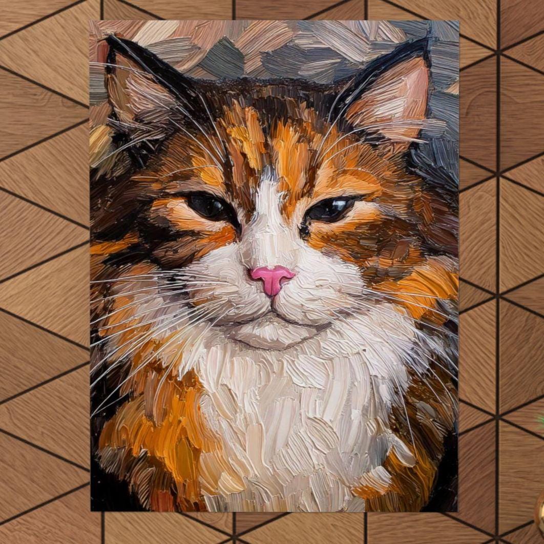 Crazy Cat Lover Poster, Vertical Wall Art, Matte Wall Decor, Feline Art Print, Whimsical Kitty Picture, Unique Home Decoration, Unisex