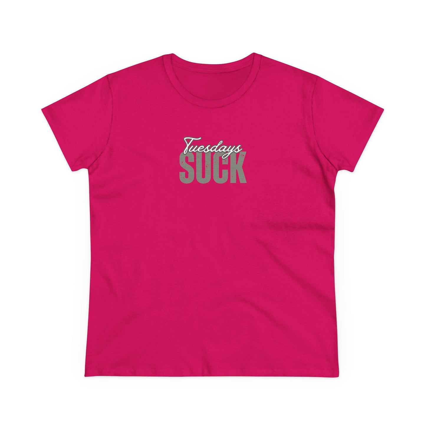Tuesdays Suck T-Shirt, Beachwear, Gift for Her, Fun Summer Style, Relaxed Fit, Women's Tee, Baby Tee, Gift for her,Breakup gift,Wedding Gift