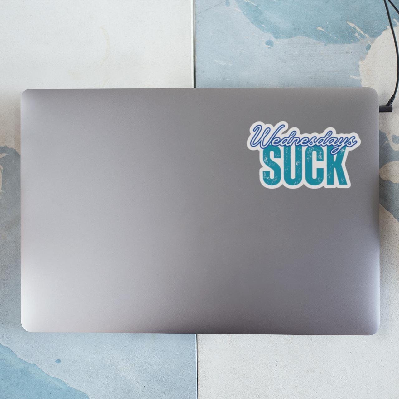 Wednesdays Suck Stickers, Motivational Laptop Decals, Inspirational Wall Art, Office Humor, Gift Ideas for Friends, Kiss-Cut Sticker Pack