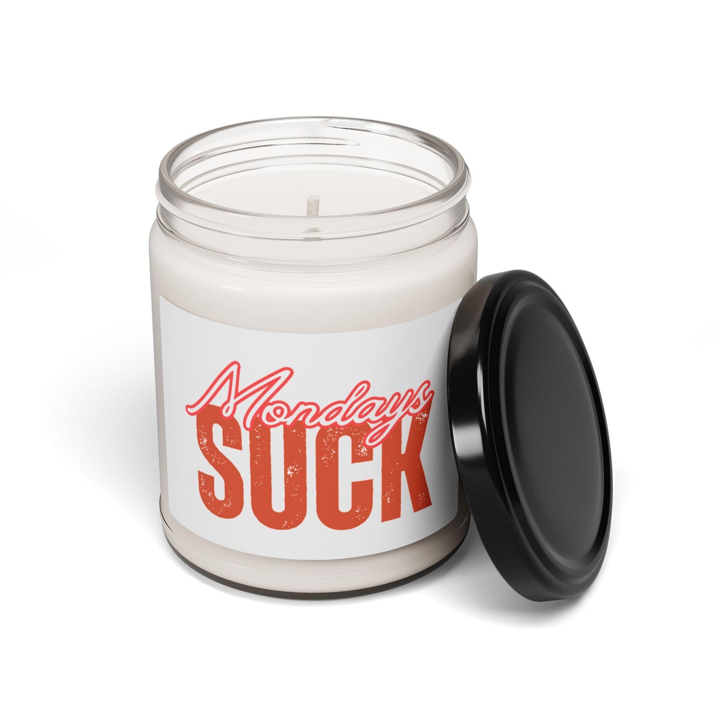 Scented Candle, Monday Blues Relaxing Home Fragrance, Gift for Bosses, Hilarious Desk Decor,Self-Care Essential, Mondays SUCK Candle,Bad Day
