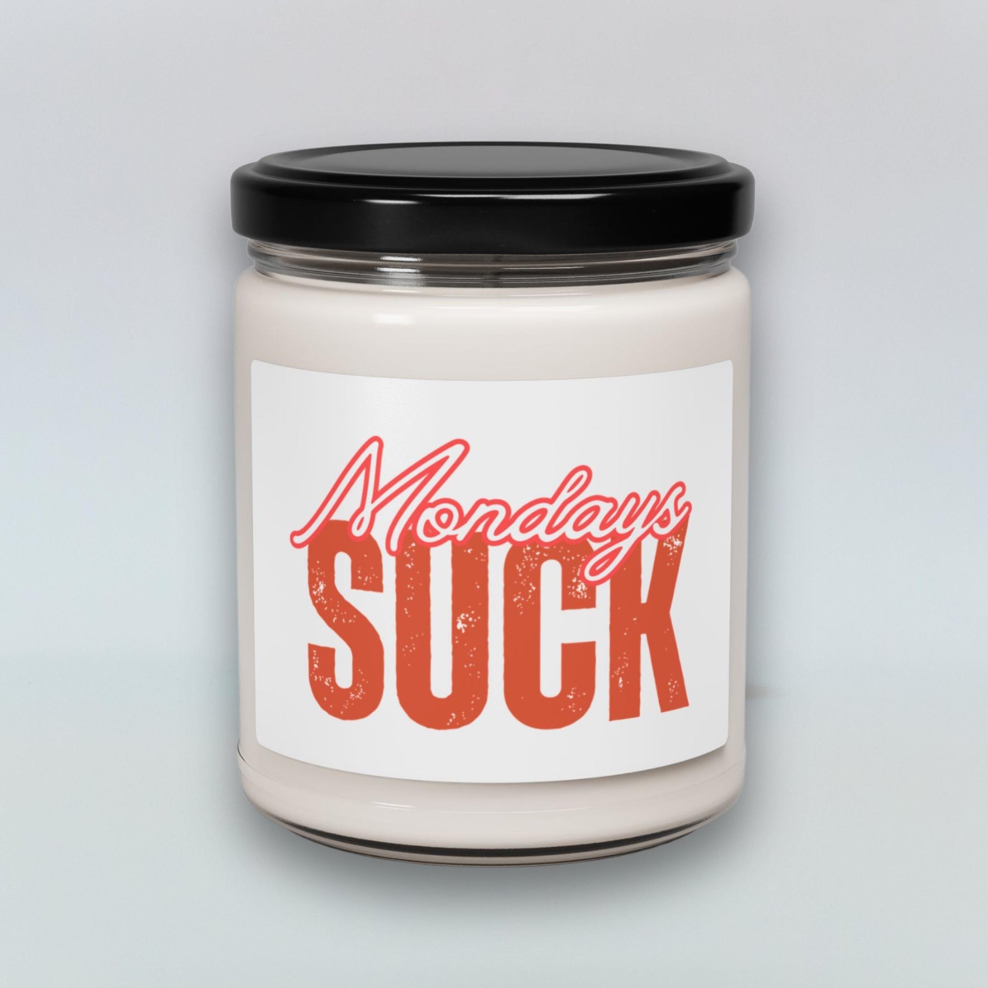 Scented Candle, Monday Blues Relaxing Home Fragrance, Gift for Bosses, Hilarious Desk Decor,Self-Care Essential, Mondays SUCK Candle,Bad Day