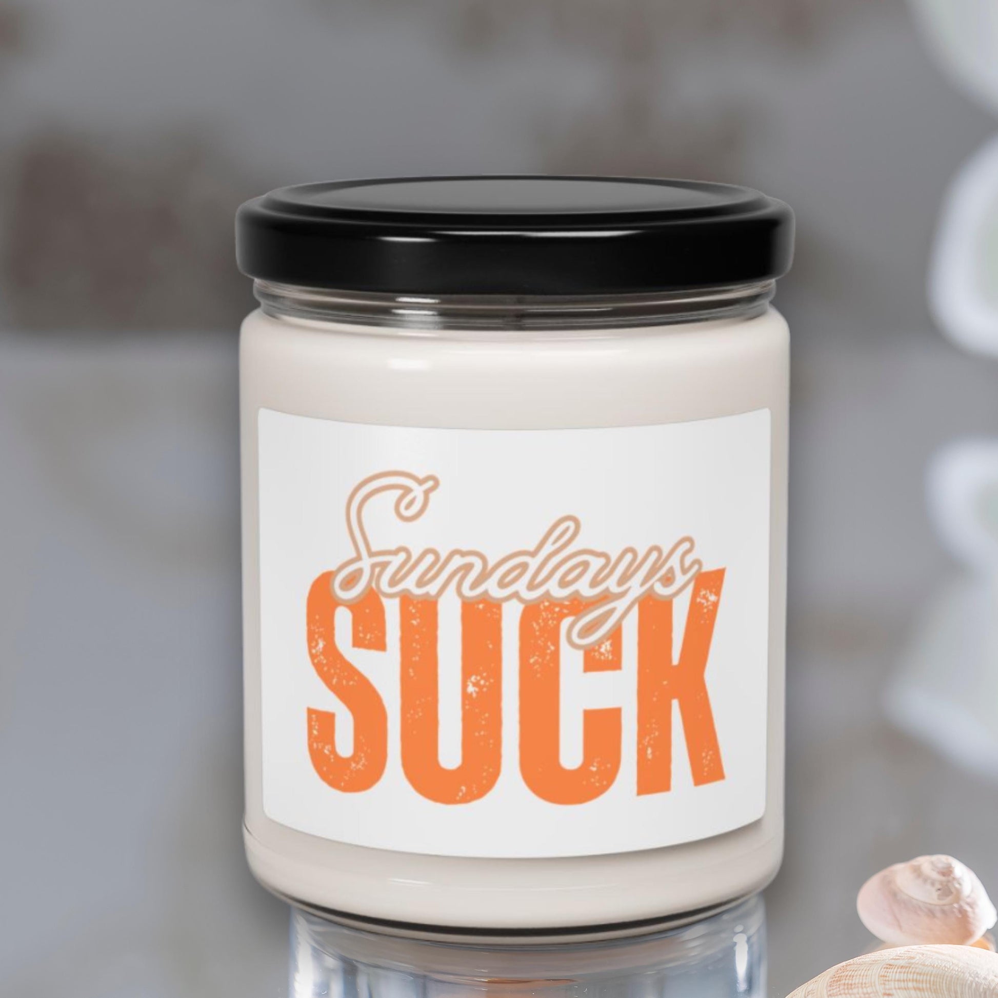 Scented Candle,Sunday Blues Relaxing Home Fragrance, Gift for Bosses, Hilarious Desk Decor, Self-Care Essential, Sundays SUCK Candle Gift