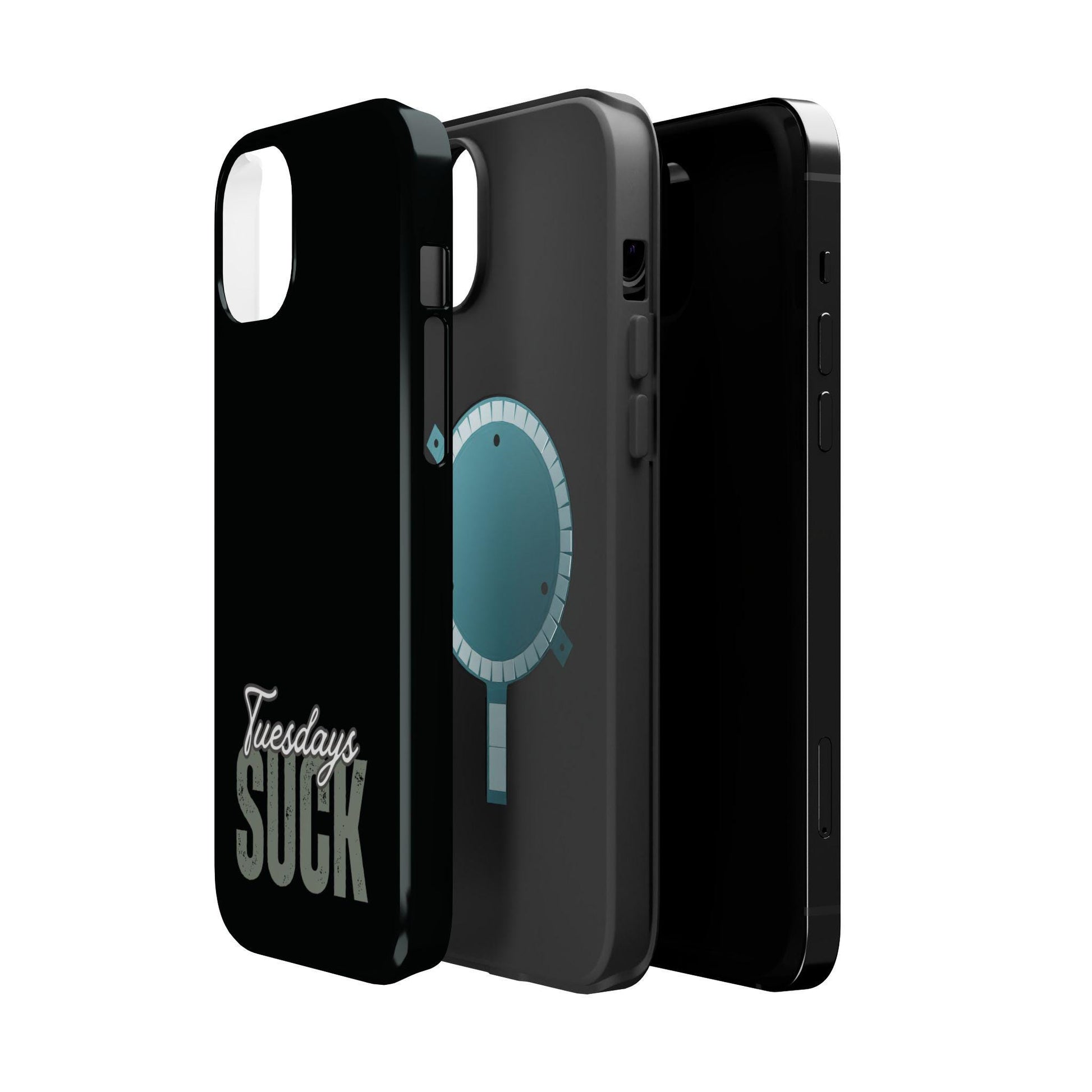 Tuesdays Suck iphone MAG case,Magnetic Tough Cases, Protective Phone Cover, Anti-Scratch Shell, Hard Back Case, Funny Quote Phone Holder