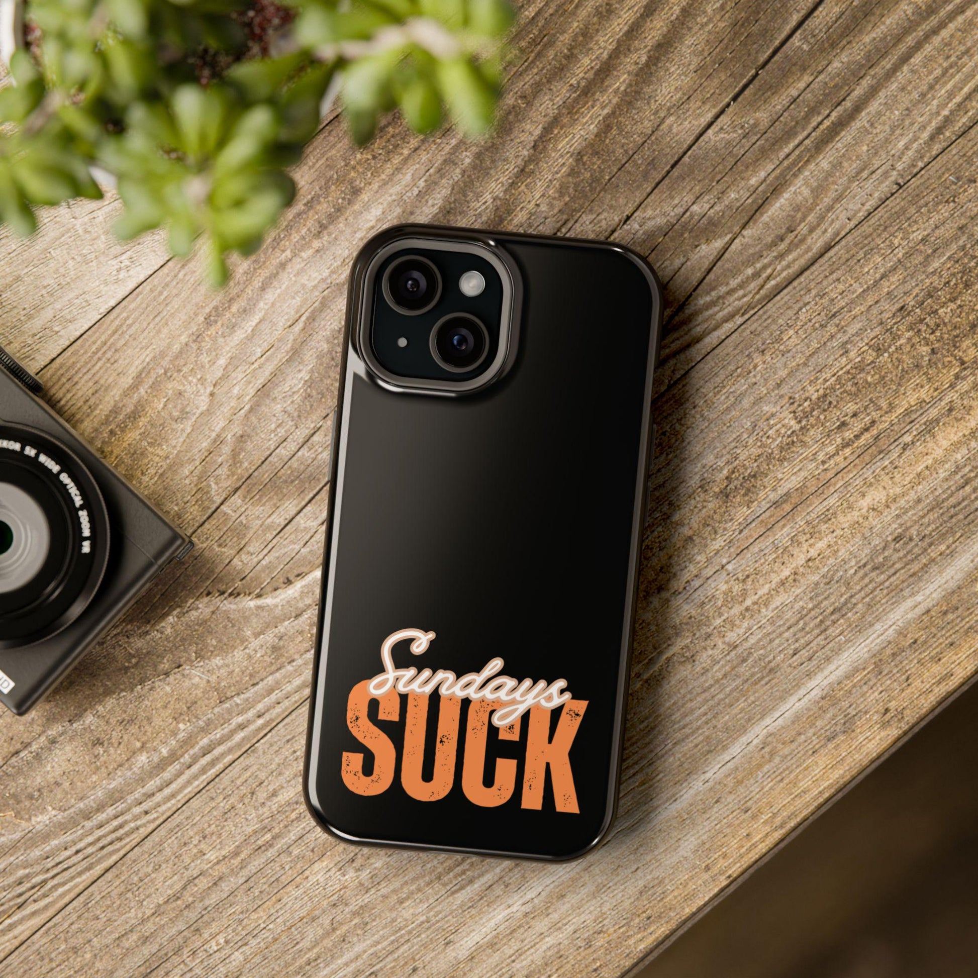 Sundays Suck Magnetic Phone Case, Humorous Sunday Phone Cover, Fun Gift for Friends, Unique Tech Accessories, Stylish Protection, Unisex