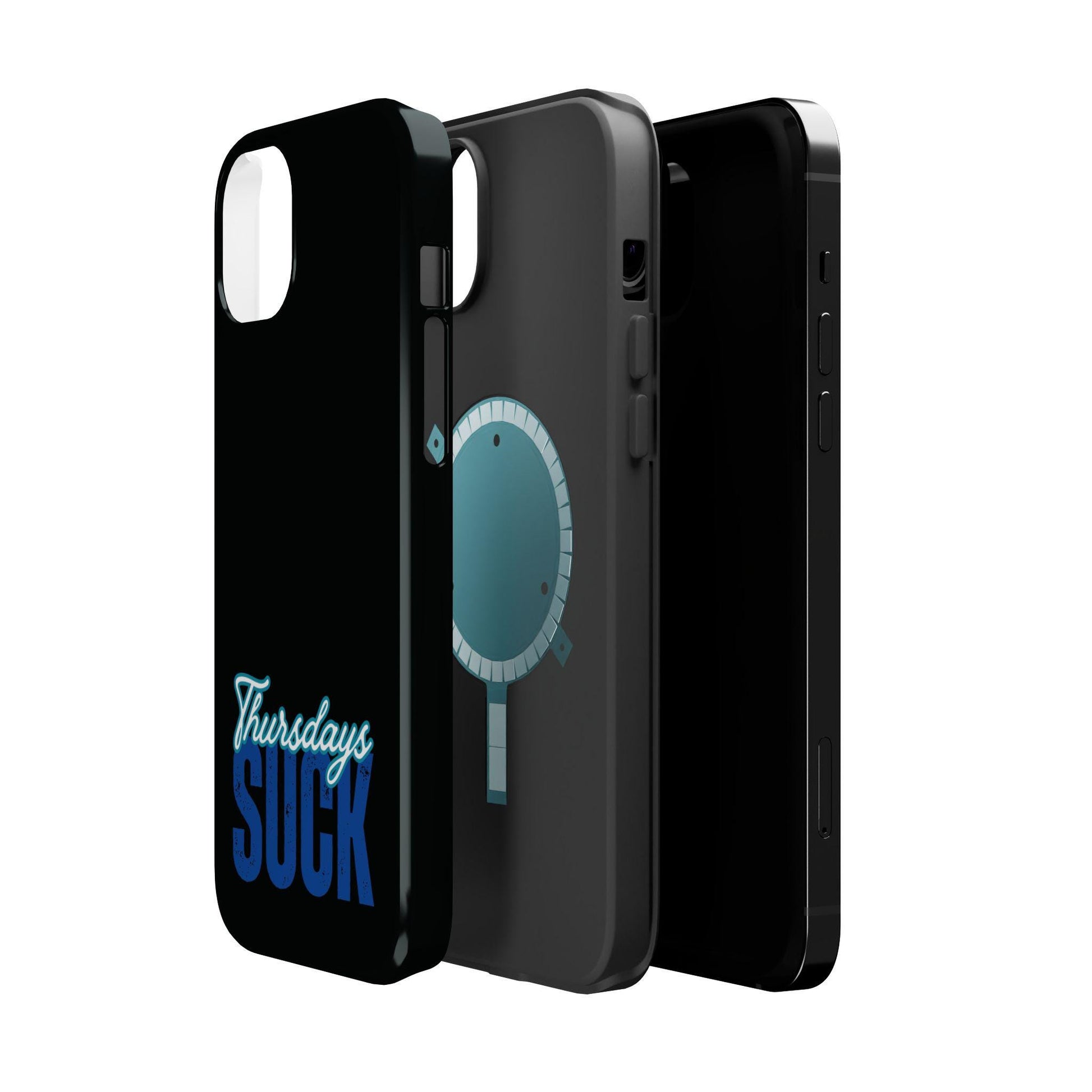 Funny Thursdays Suck iPhone Magnet Case, Humorous Tough Phone Cover, Sarcastic Magnetic Phone Protector, Cool Thursday Gift, Snarky Phone