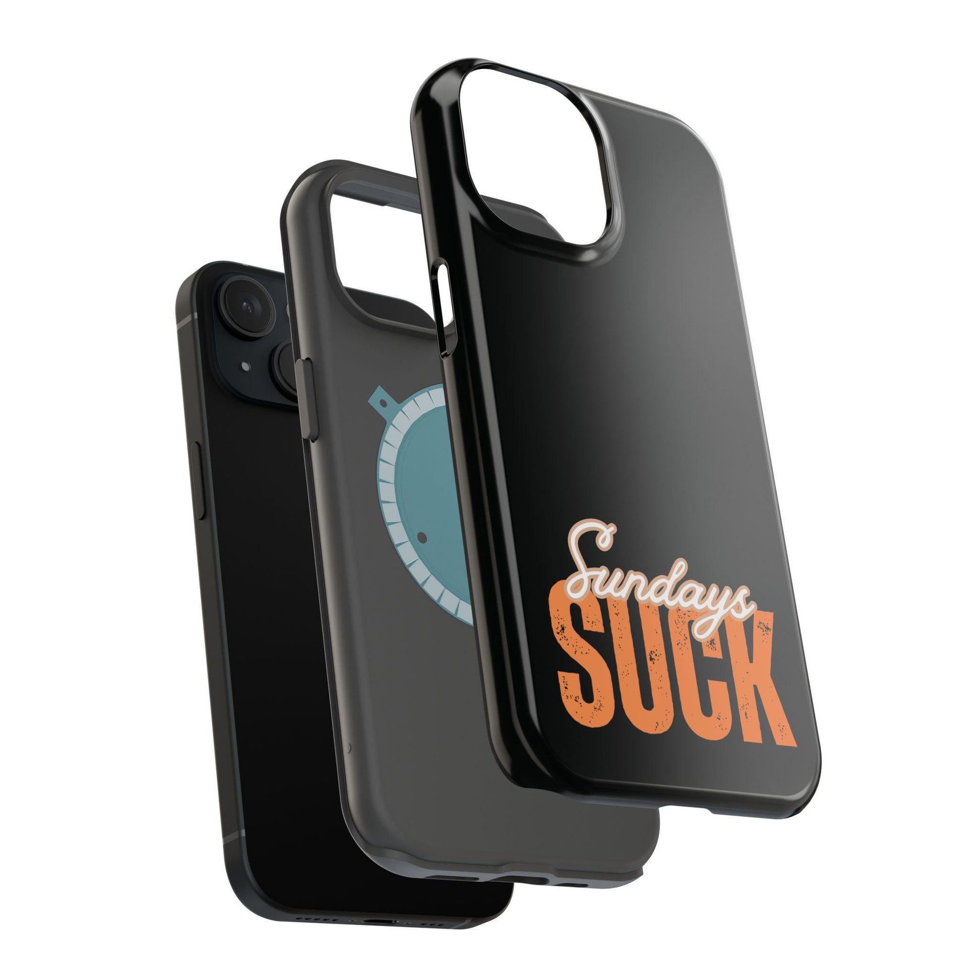 Sundays Suck Magnetic Phone Case, Humorous Sunday Phone Cover, Fun Gift for Friends, Unique Tech Accessories, Stylish Protection, Unisex