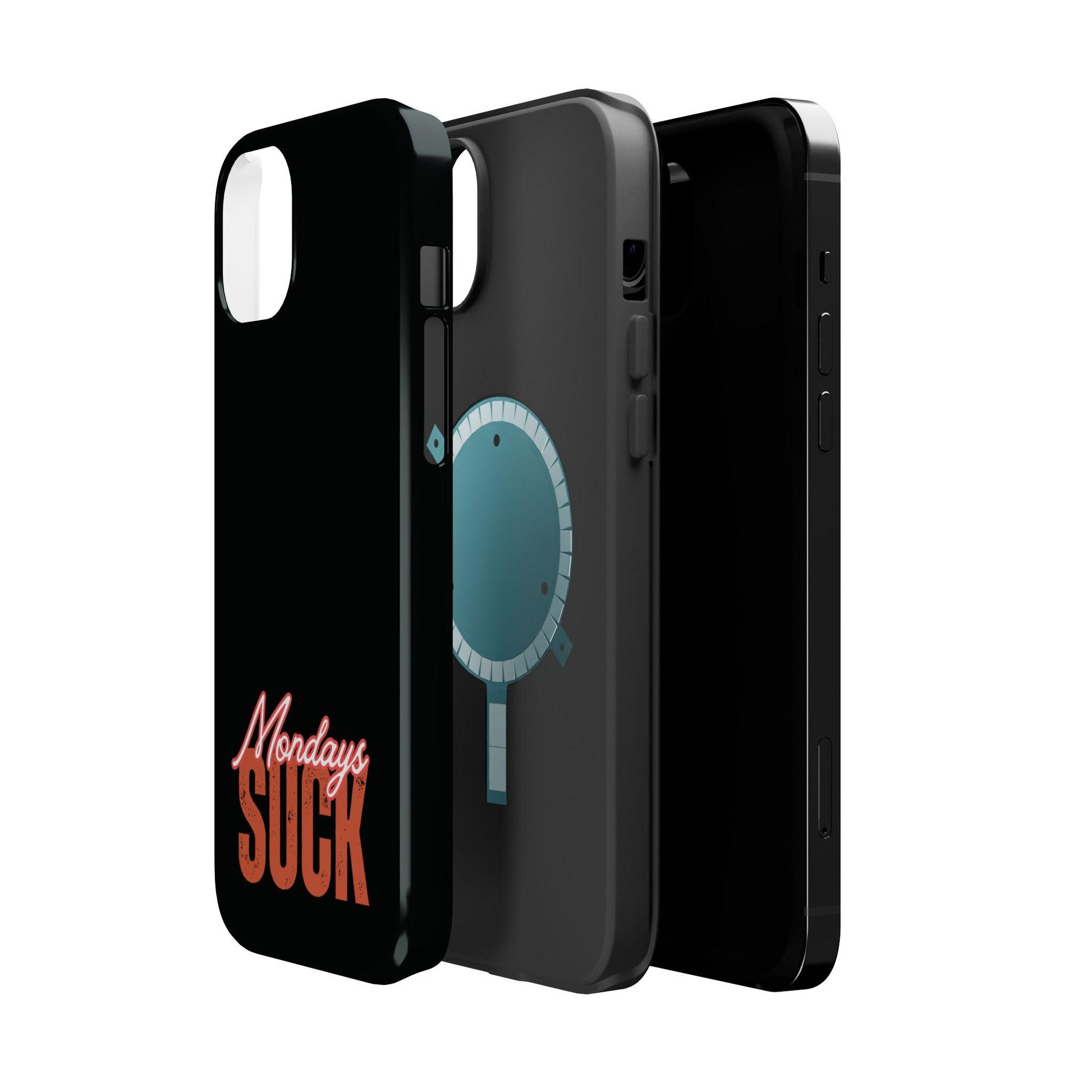 Funny Mondays Suck iPhone MAG Case, Magnetic Tough Case, Phone Cover, Monday Blues Gift, Sarcastic Tech Accessories