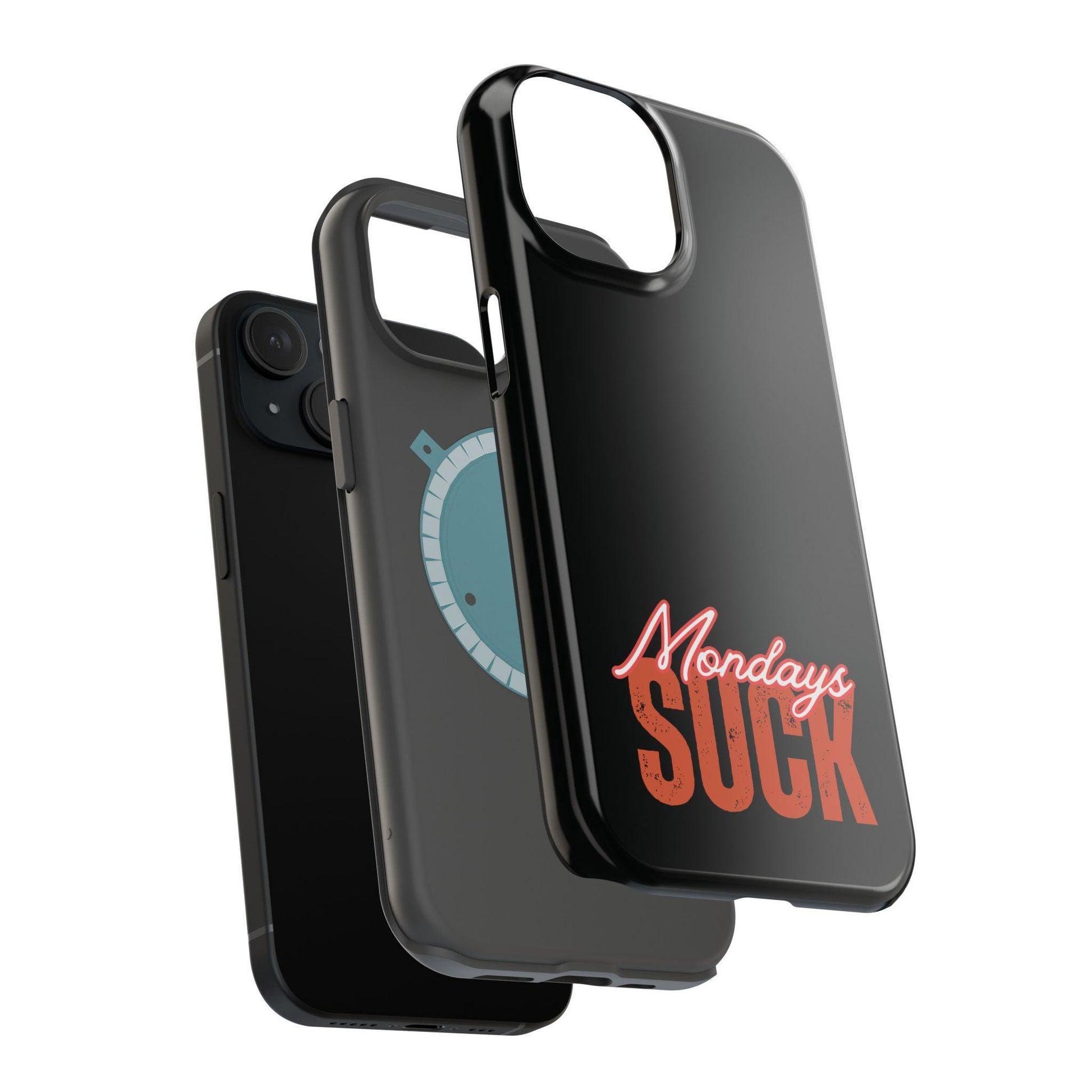 Funny Mondays Suck iPhone MAG Case, Magnetic Tough Case, Phone Cover, Monday Blues Gift, Sarcastic Tech Accessories