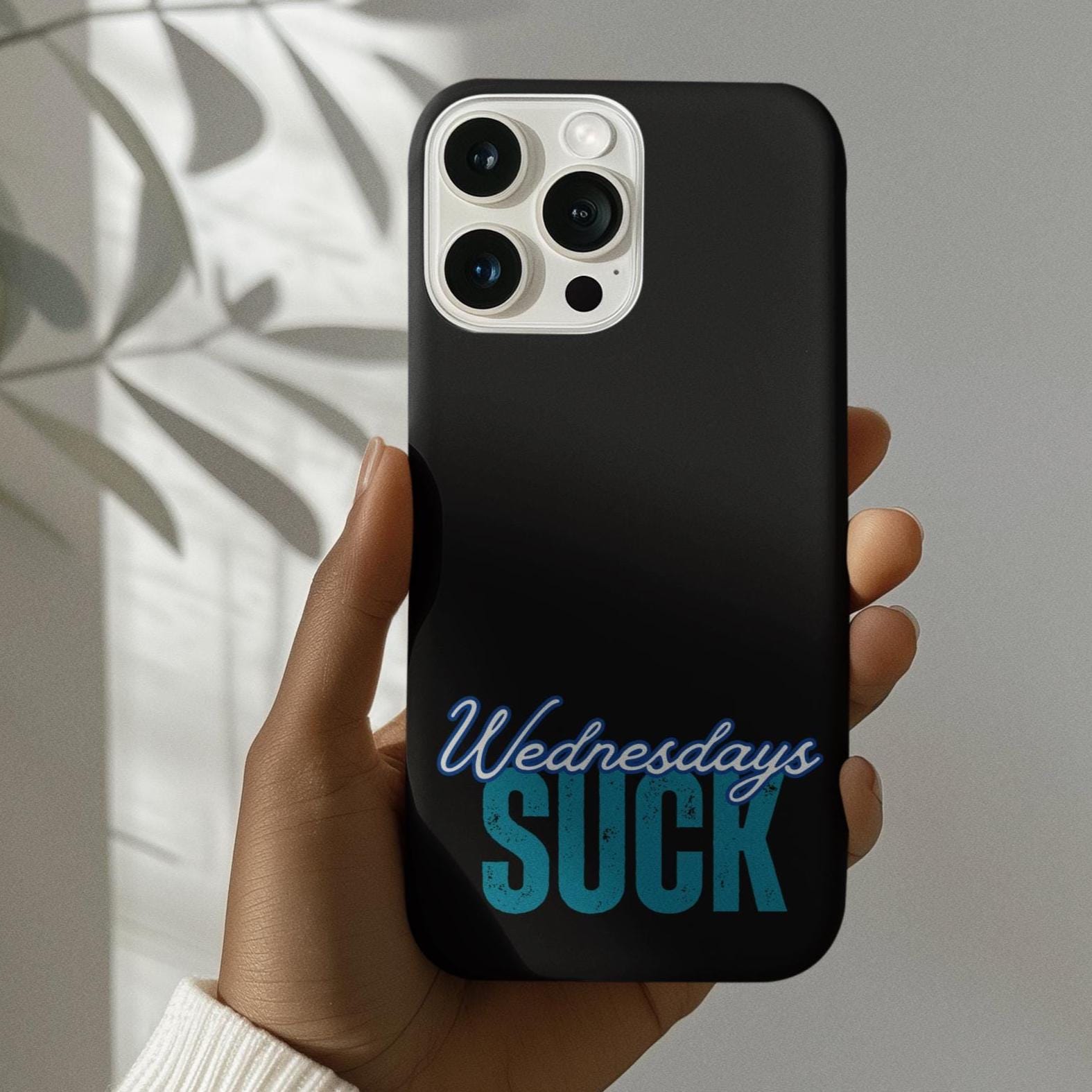 Wednesdays Suck Mag Safe iphone case,Magnetic Tough Cases,Protective iPhone Case, MagSafe Phone Cover, Tough Magnetic Phone Case,Fun Unisex