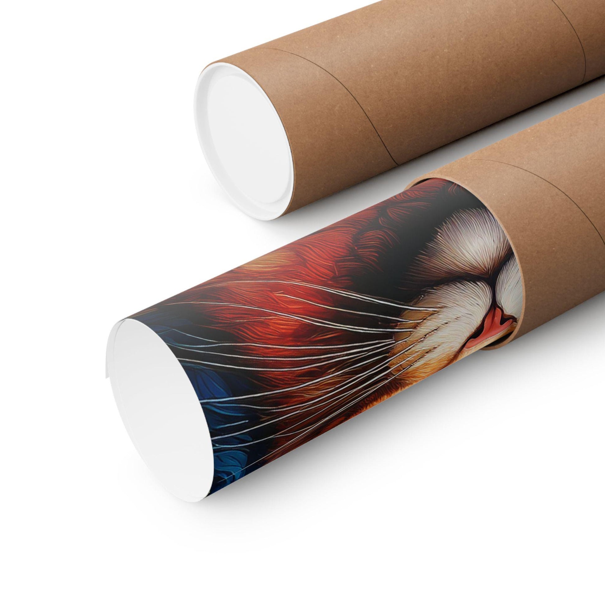 Cat Love Matte Vertical Poster, Kitty Art Print for Cat Lovers, Feline Wall Decor, Cute Kitten Gift, Minimalist Cat Art, Cat Lady Present