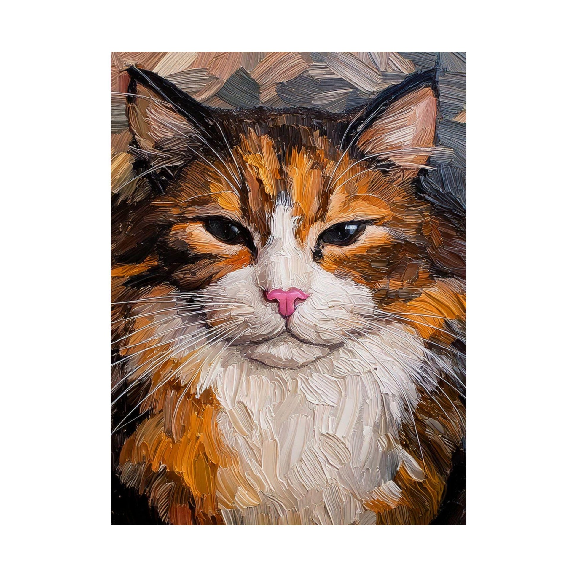 Crazy Cat Lover Poster, Vertical Wall Art, Matte Wall Decor, Feline Art Print, Whimsical Kitty Picture, Unique Home Decoration, Unisex