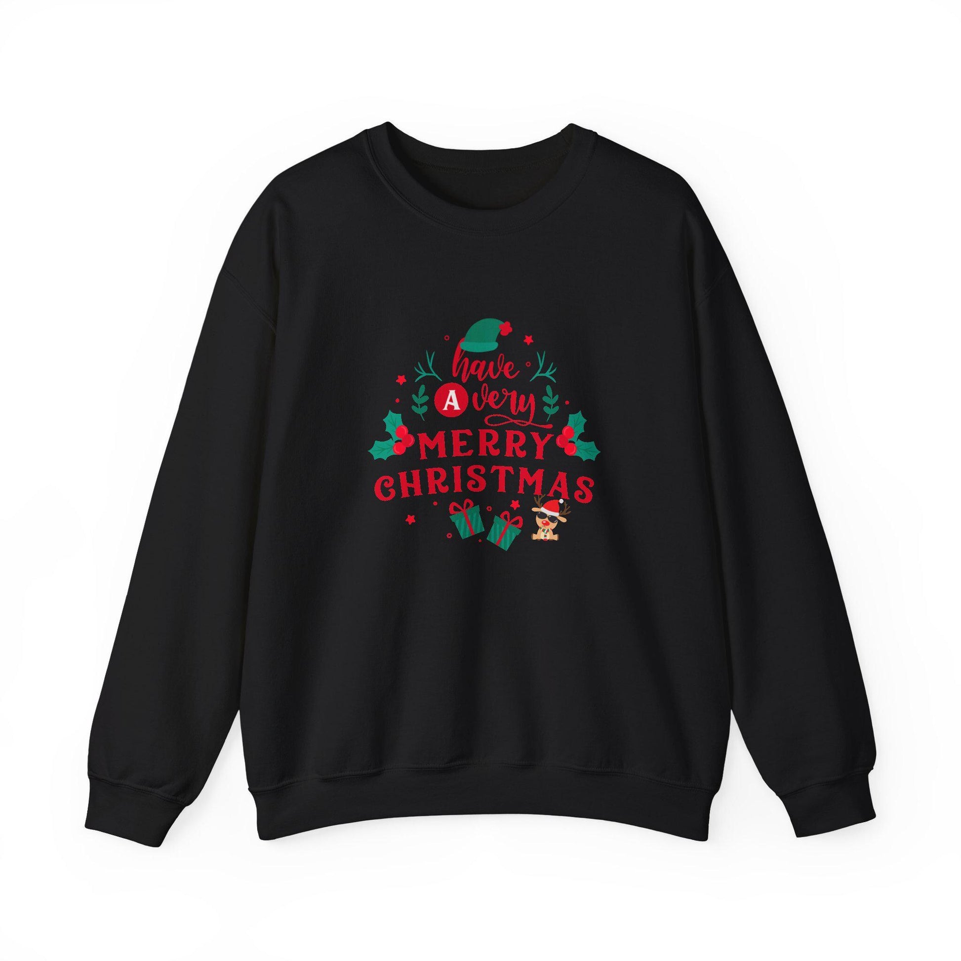Christmas Crewneck Sweatshirt, Holiday Jumper, Festive Sweatshirt, Xmas Gift, Winter Sweater, Cozy Pullover, Holiday gift Family Matching