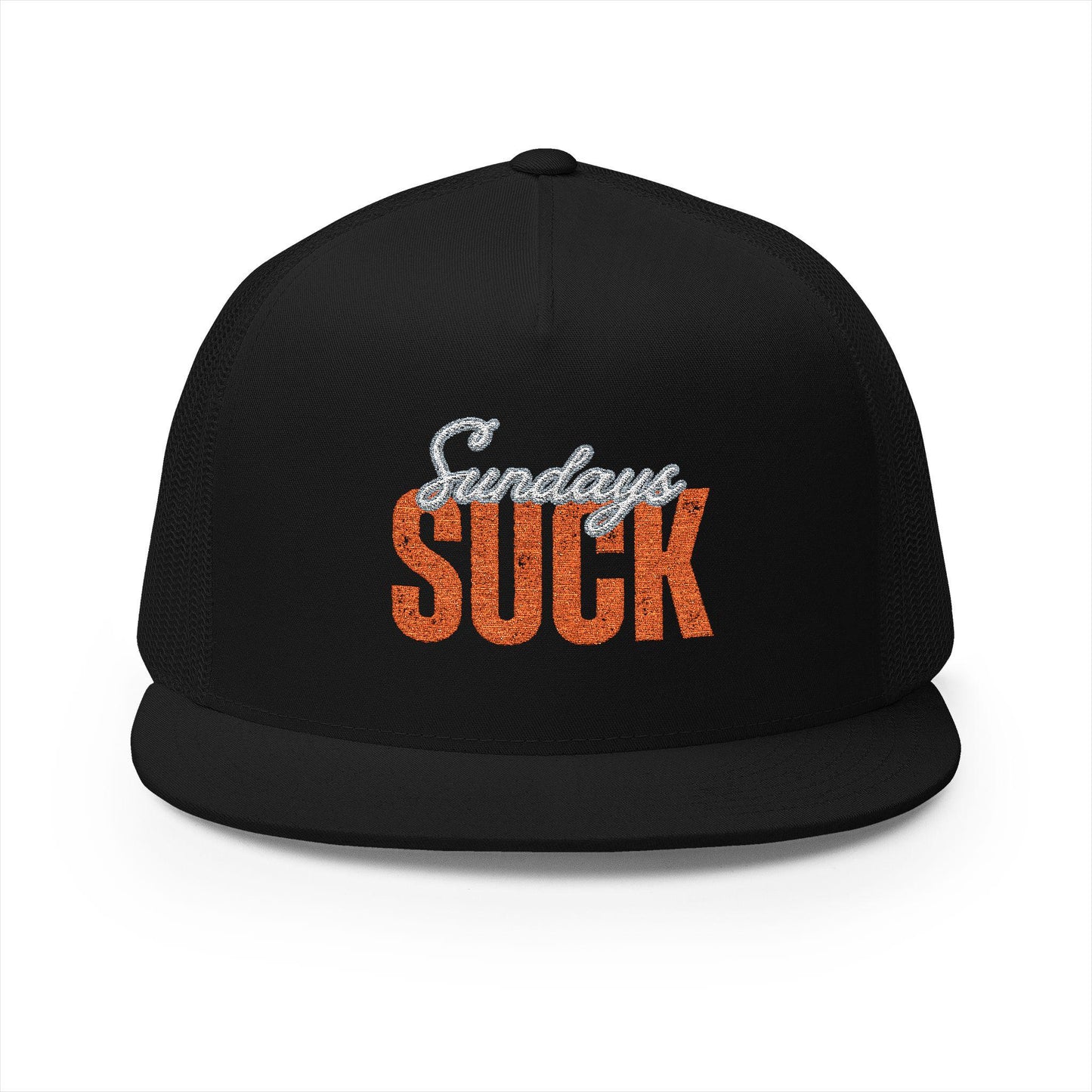 Embroidered 5 Panel Trucker Cap-Sunday Suck, Trendy Fashion Accessory,Gift for Him,Casual Style, Sports Hat, Summer Essential,Unisex Gift