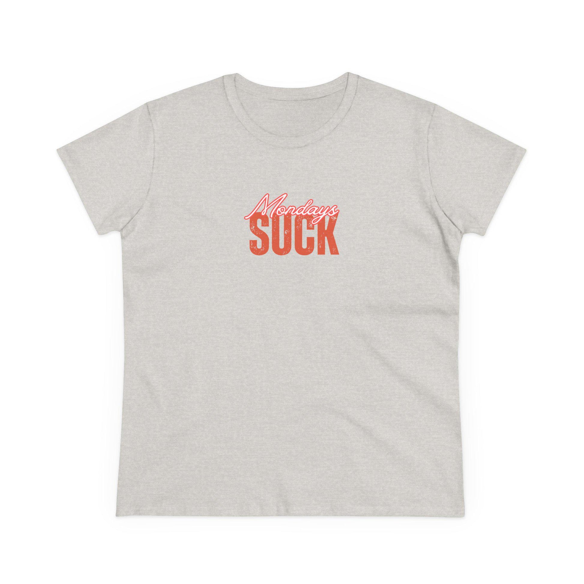 Mondays Suck T-Shirt, Beachwear, Gift for Her, Fun Summer Style, Relaxed Fit,Women's Tee, Gift for her, Breakup Gift,Birthday, Wedding Gift